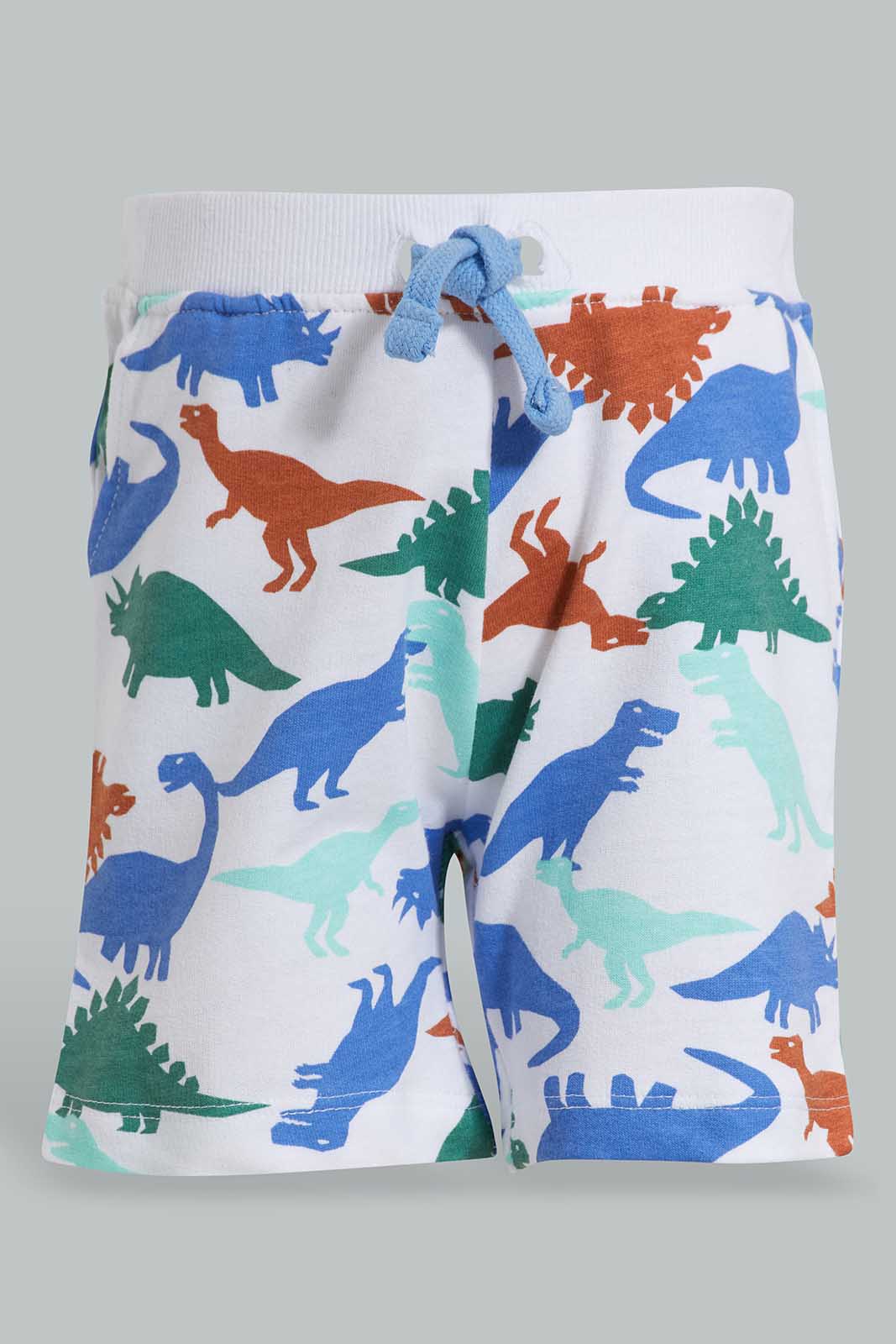 Redtag-White-Aop-Dino-Active-Short-Category:Shorts,-Colour:White,-Deals:New-In,-Filter:Infant-Boys-(3-to-24-Mths),-INB-Shorts,-New-In-INB-APL,-Non-Sale,-Section:Boys-(0-to-14Yrs),-TBL,-W22O-Infant-Boys-3 to 24 Months
