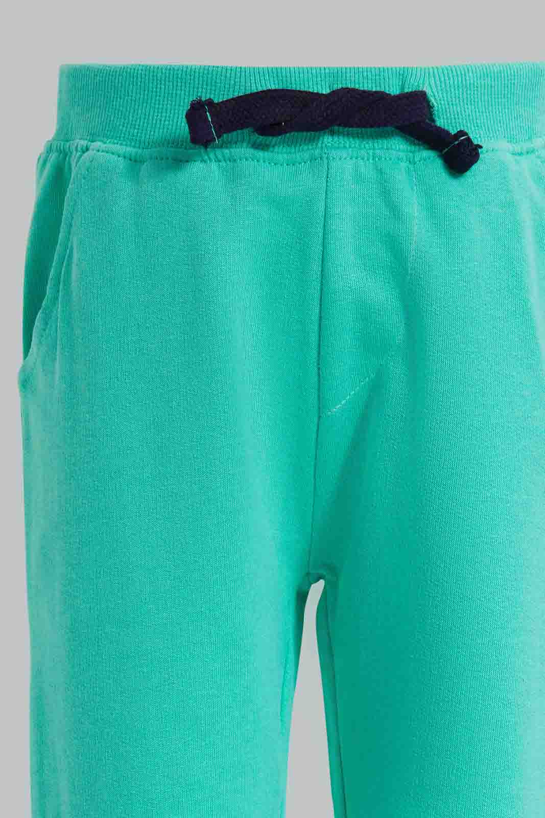 Redtag-Green-Knit-Jogger-Category:Joggers,-Colour:Green,-Deals:New-In,-Filter:Infant-Boys-(3-to-24-Mths),-INB-Joggers,-New-In-INB-APL,-Non-Sale,-Section:Boys-(0-to-14Yrs),-TBL,-W22O-Infant-Boys-3 to 24 Months