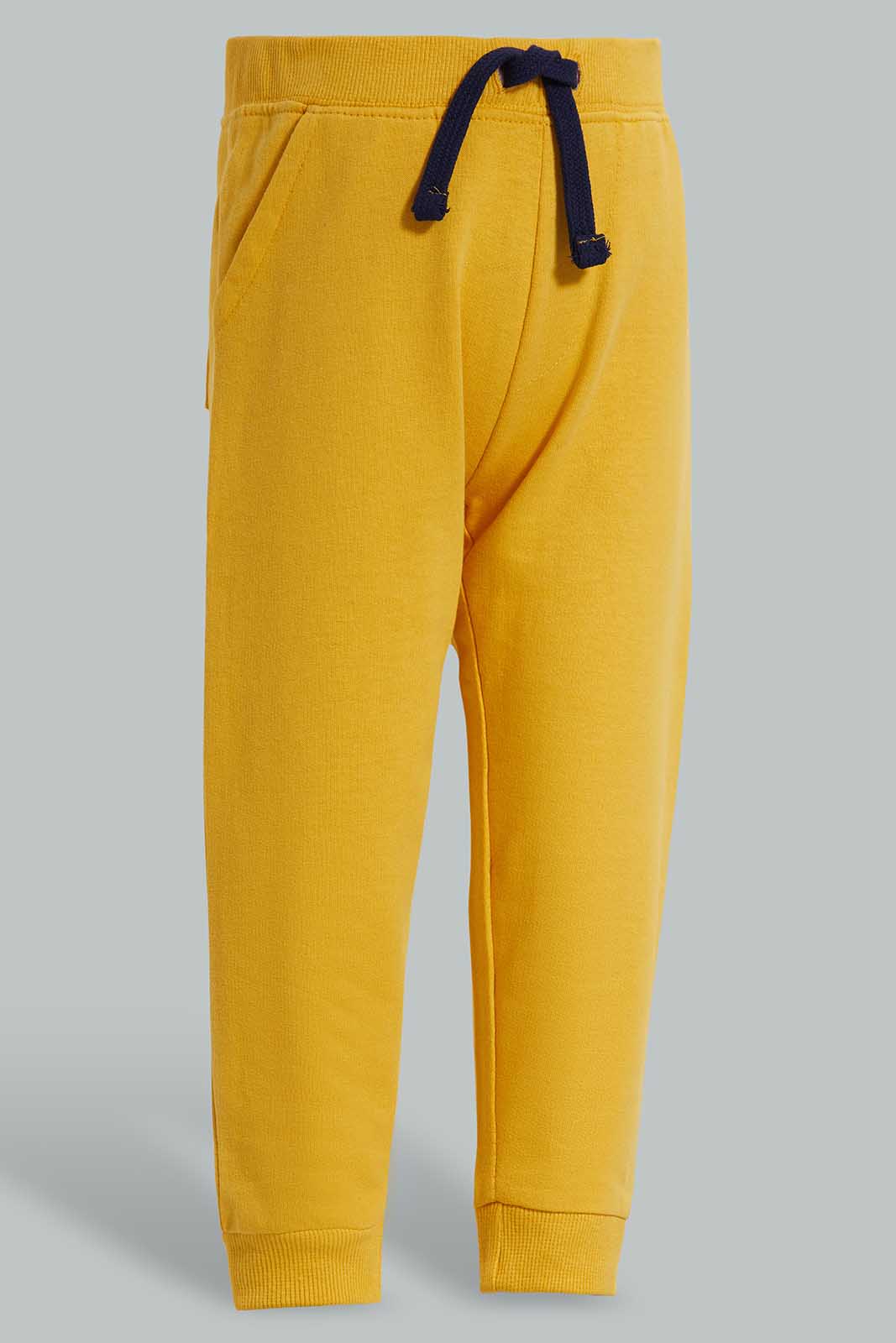 Redtag-Mustard-Knit-Jogger-Category:Joggers,-Colour:Mustard,-Deals:New-In,-Filter:Infant-Boys-(3-to-24-Mths),-INB-Joggers,-New-In-INB-APL,-Non-Sale,-Section:Boys-(0-to-14Yrs),-TBL,-W22O-Infant-Boys-3 to 24 Months