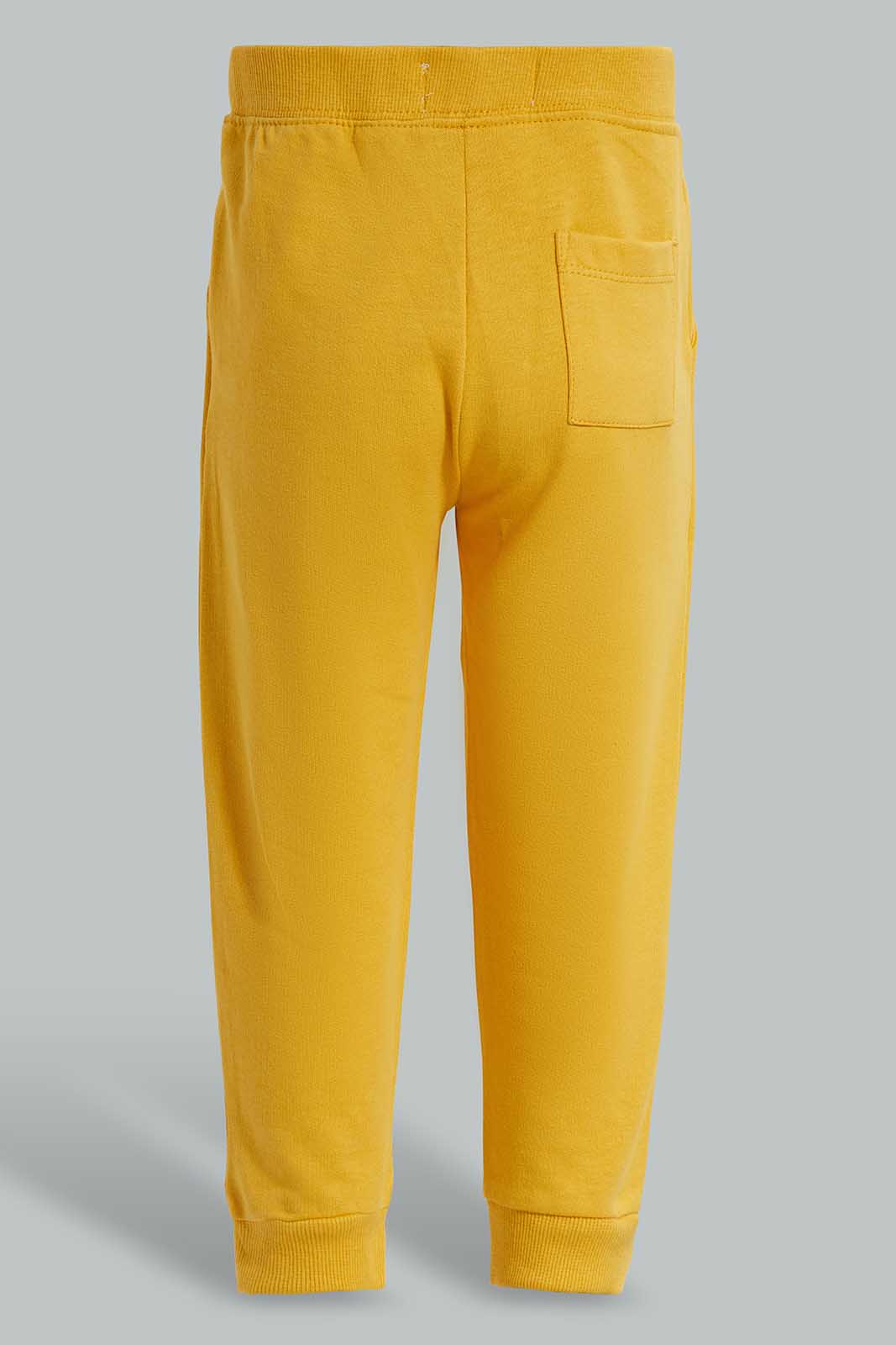 Redtag-Mustard-Knit-Jogger-Category:Joggers,-Colour:Mustard,-Deals:New-In,-Filter:Infant-Boys-(3-to-24-Mths),-INB-Joggers,-New-In-INB-APL,-Non-Sale,-Section:Boys-(0-to-14Yrs),-TBL,-W22O-Infant-Boys-3 to 24 Months