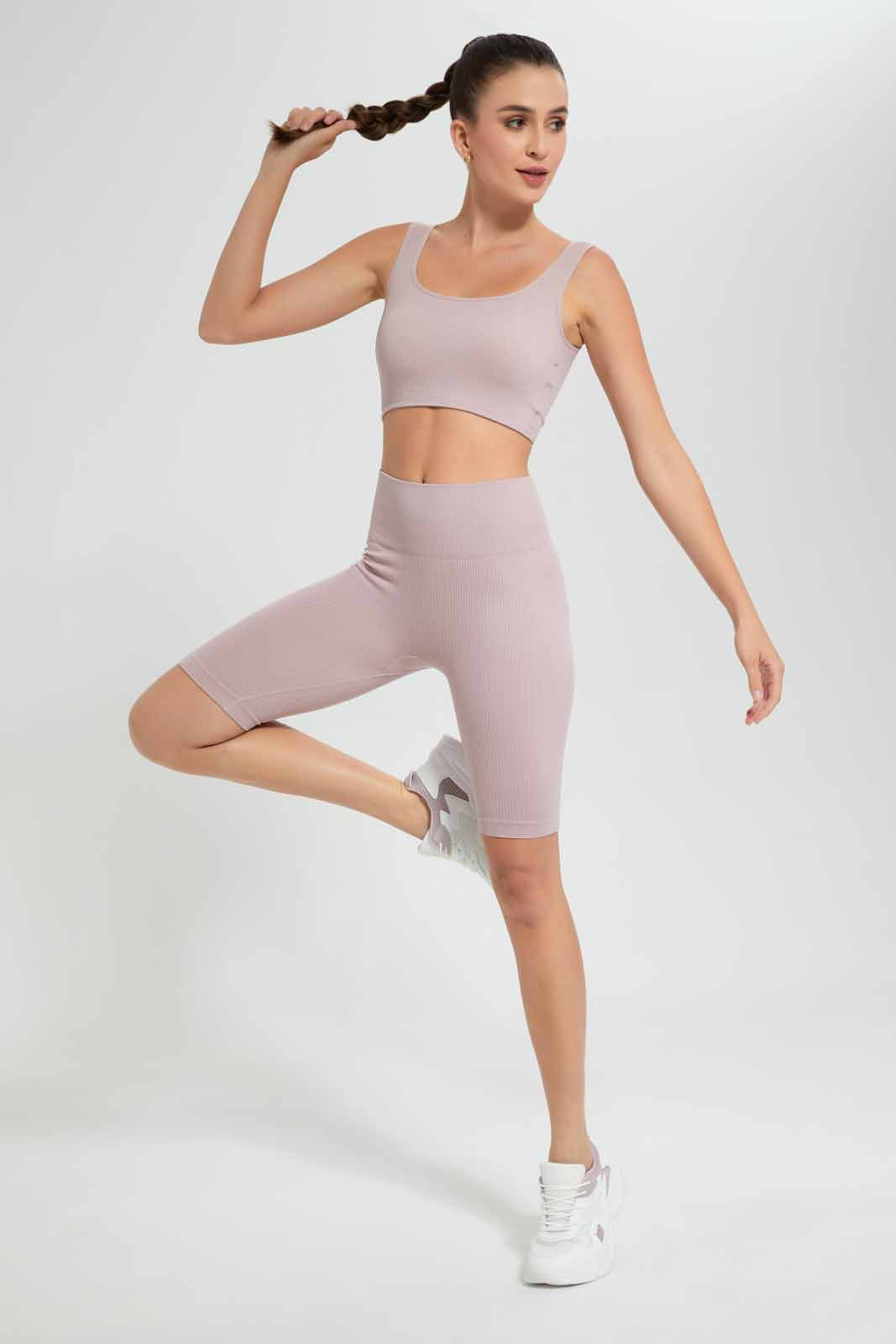 Redtag-Pink-Seamless-Bra-Category:T-Shirts,-Colour:Apricot,-Deals:New-In,-Filter:Women's-Clothing,-New-In-Women,-Non-Sale,-Section:Women,-W22O,-Women-T-Shirts-Women's-