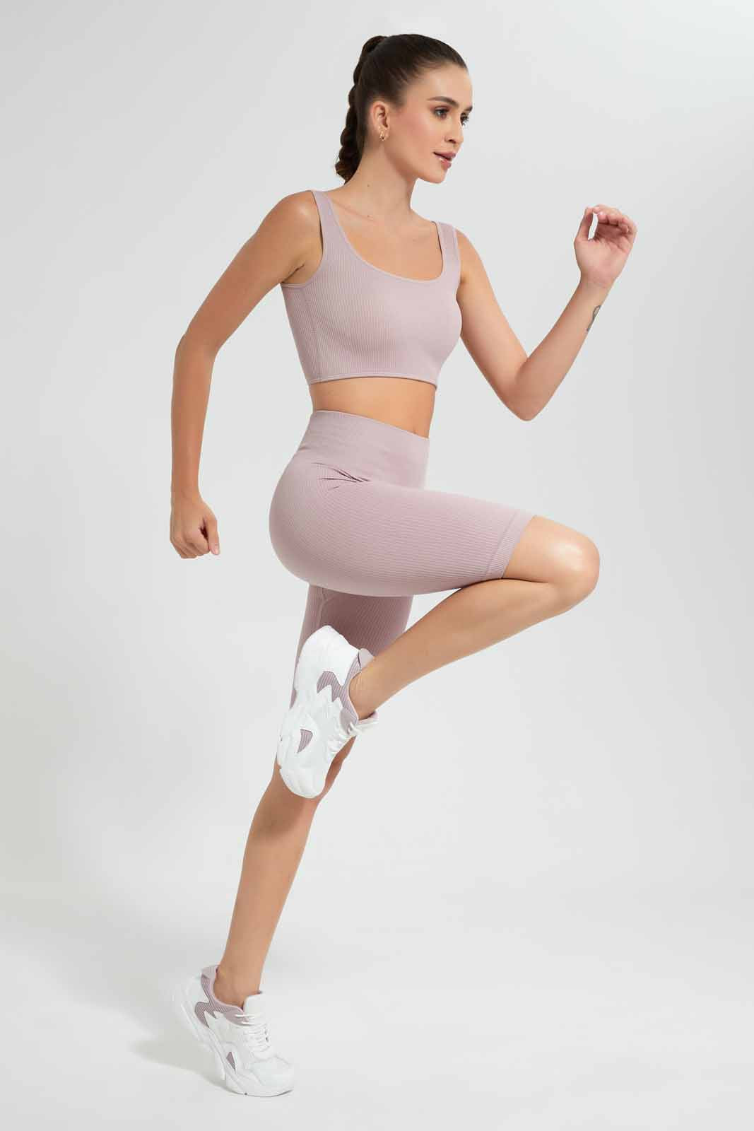 Redtag-Pink-Seamless-Cycling-Shorts-Category:Shorts,-Colour:Apricot,-Deals:New-In,-Filter:Women's-Clothing,-New-In-Women,-Non-Sale,-Section:Women,-W22O,-Women-Shorts-Women's-