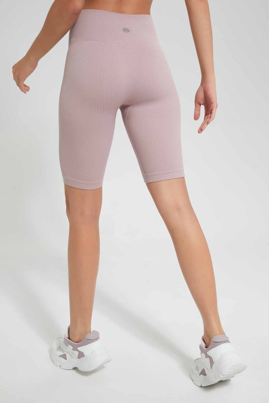 Redtag-Pink-Seamless-Cycling-Shorts-Category:Shorts,-Colour:Apricot,-Deals:New-In,-Filter:Women's-Clothing,-New-In-Women,-Non-Sale,-Section:Women,-W22O,-Women-Shorts-Women's-
