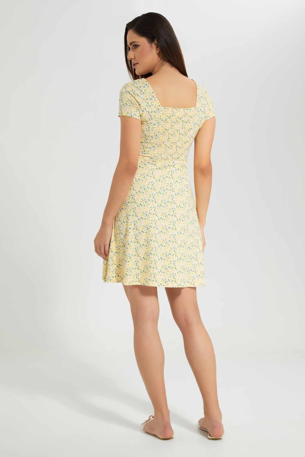 Redtag-Assorted-Printed-Skarted-Dress-Category:Dresses,-Colour:Assorted,-Deals:New-In,-Filter:Women's-Clothing,-New-In-Women-APL,-Non-Sale,-Section:Women,-W22O,-Women-Dresses-Women's-