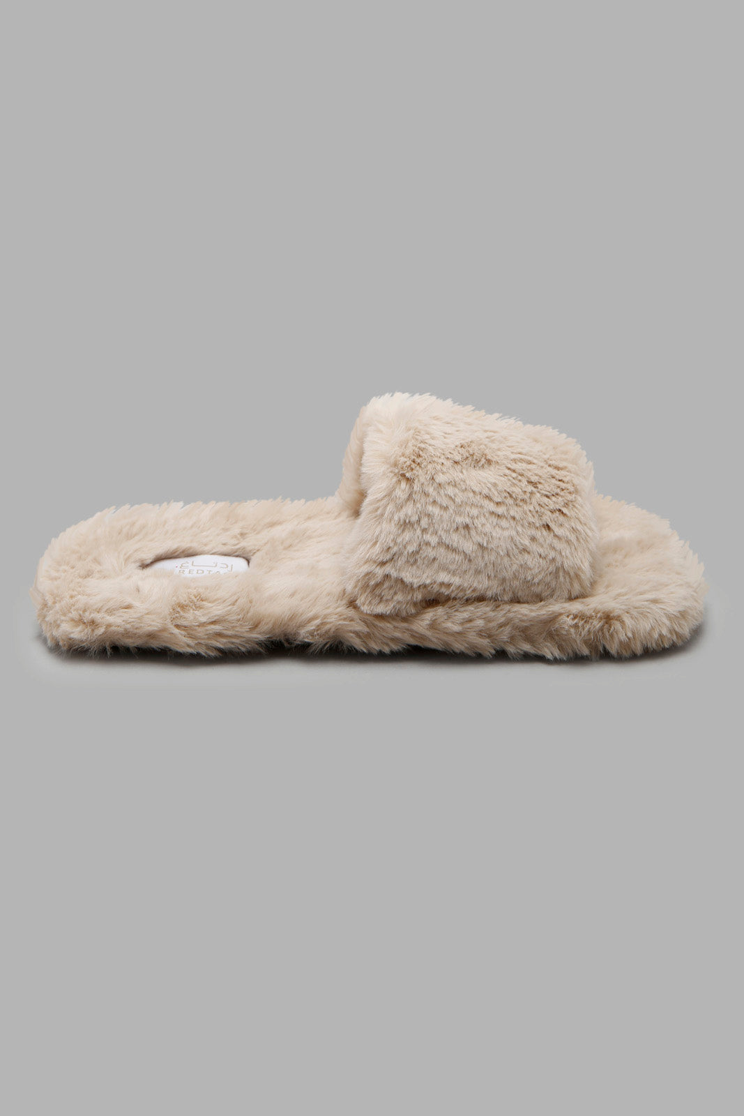 Redtag-Beige-Square-Toe-Slipper-Category:Slippers,-Colour:Beige,-Deals:New-In,-Filter:Women's-Footwear,-New-In-Women-FOO,-Non-Sale,-Section:Women,-W22A,-Women-Slippers-Women's-