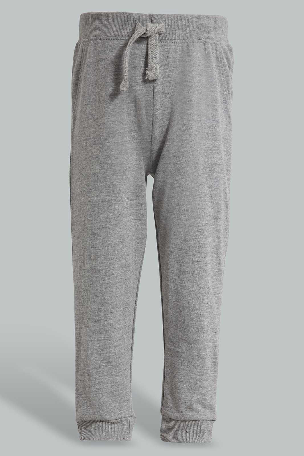 Redtag-Navy-And-Grey-Active-Pants-(2-Pack)-Category:Joggers,-Colour:Navy,-Deals:New-In,-Filter:Infant-Boys-(3-to-24-Mths),-INB-Joggers,-New-In-INB-APL,-Non-Sale,-Section:Boys-(0-to-14Yrs),-W22O-Infant-Boys-3 to 24 Months