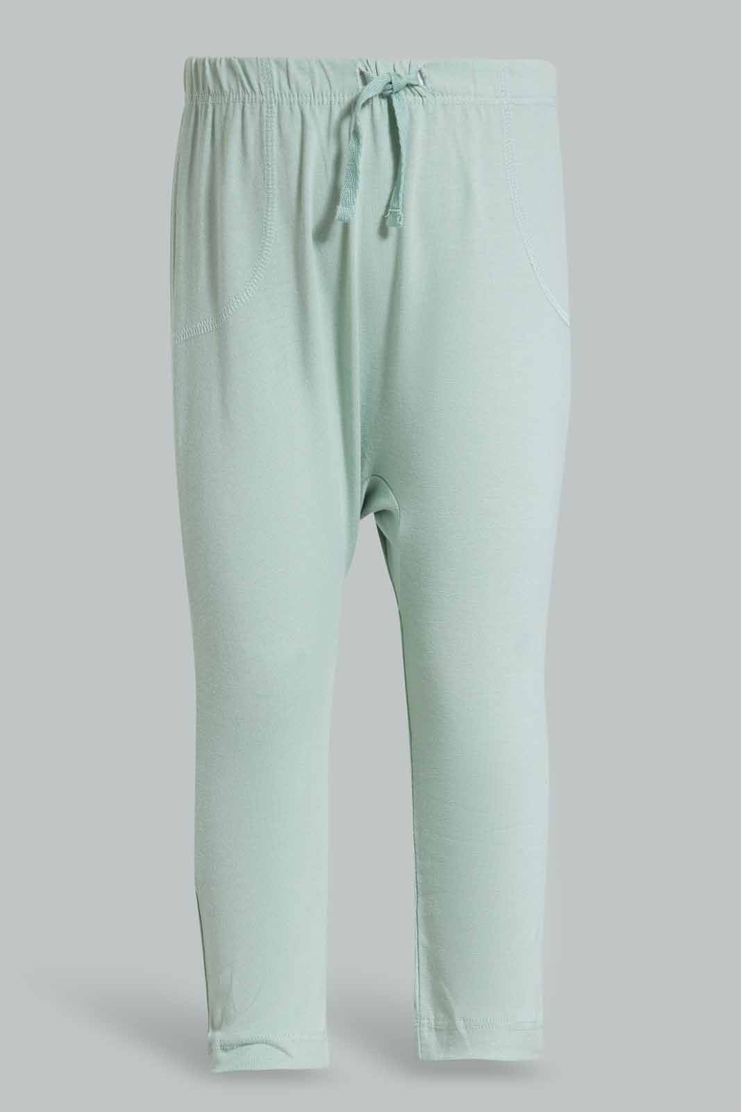 Redtag-Mustard-Blue-And-White-Splater-Leggings-(3-Pack)-Category:Joggers,-Colour:Mustard,-Deals:New-In,-Filter:Infant-Boys-(3-to-24-Mths),-INB-Joggers,-New-In-INB-APL,-Non-Sale,-Section:Boys-(0-to-14Yrs),-W22O-Infant-Boys-3 to 24 Months