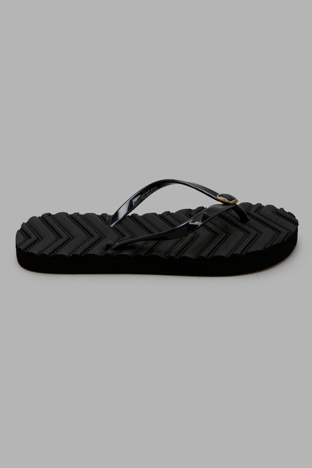 Redtag-Black-Flip-Flop-With-Trim-Category:Flip-Flops,-Colour:Black,-Deals:New-In,-Filter:Women's-Footwear,-New-In-Women-FOO,-Non-Sale,-Section:Women,-W22A,-Women-Flip-Flops-Women's-