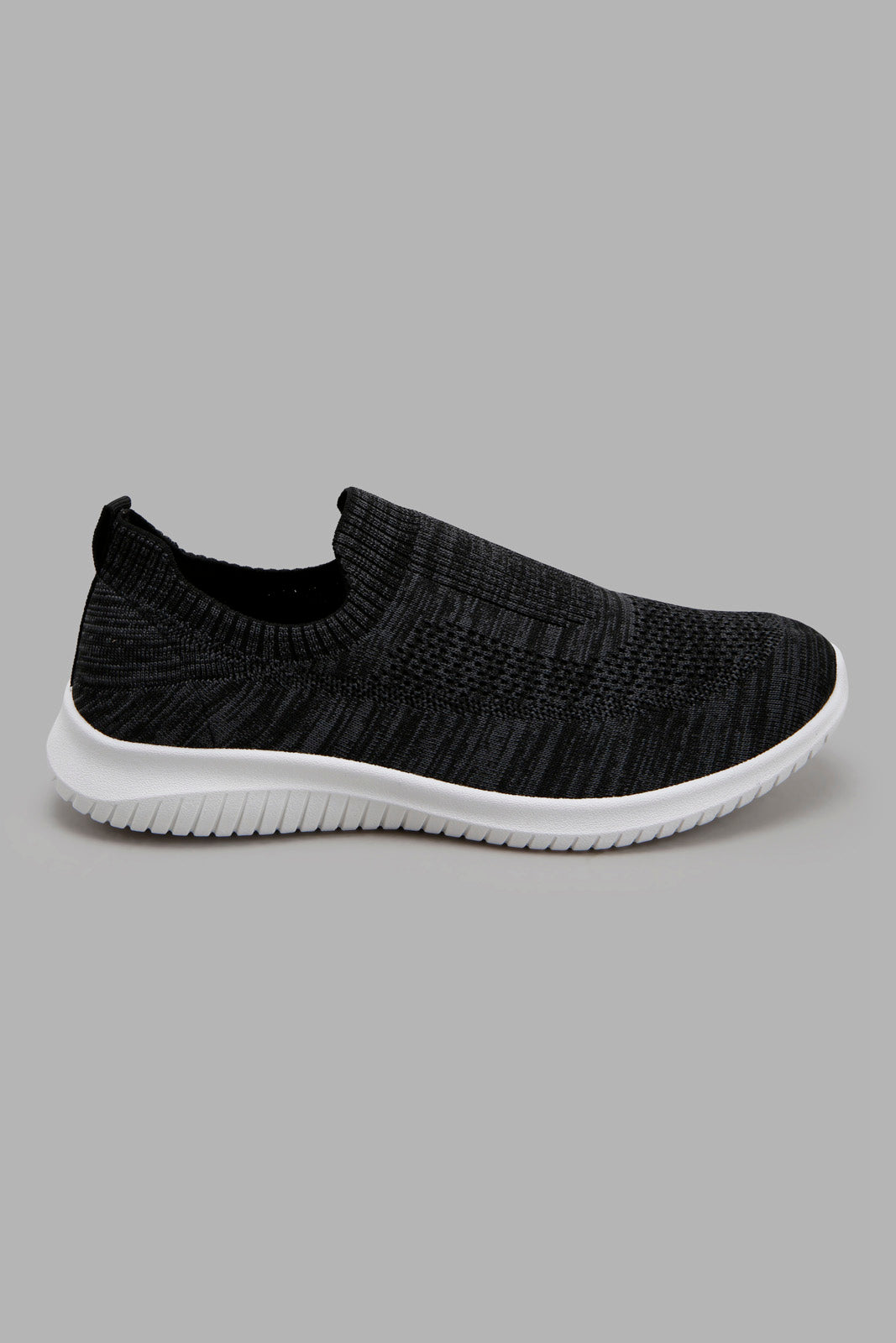 Redtag-Black-Classic-Slip-On-Trainer-Category:Trainers,-Colour:Black,-Deals:New-In,-Filter:Women's-Footwear,-New-In-Women-FOO,-Non-Sale,-Section:Women,-W22A,-Women-Trainers-Women's-