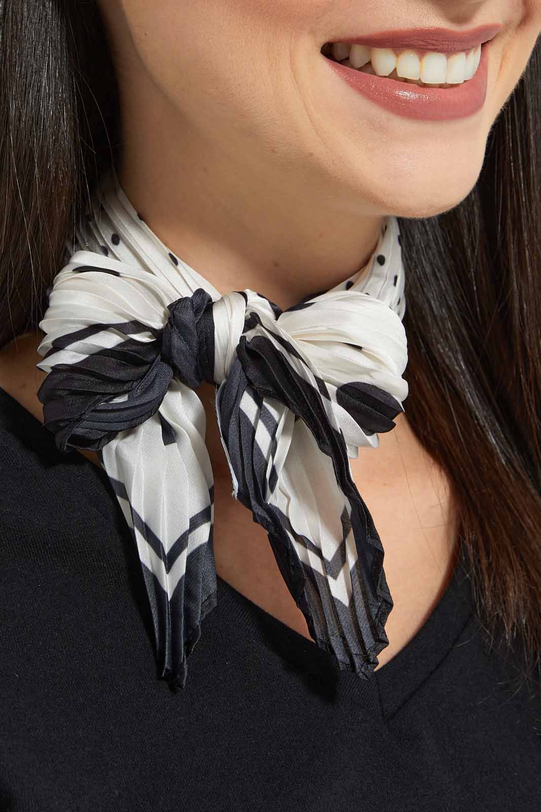 Redtag-Multicolour-Pleaded-Scarf-Category:Scarves,-Colour:Assorted,-Deals:New-In,-Filter:Women's-Accessories,-New-In-Women-ACC,-Non-Sale,-Section:Women,-W22A,-Women-Scarves-Women-