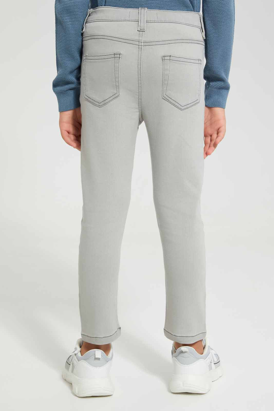 Redtag-Grey-Skinny-Fit-Jeans-BOY-Jeans,-Category:Jeans,-Colour:Grey,-Deals:New-In,-Filter:Boys-(2-to-8-Yrs),-FIT-WALL-(FTW),-New-In-BOY-APL,-Non-Sale,-Section:Boys-(0-to-14Yrs),-W22O-Boys-2 to 8 Years