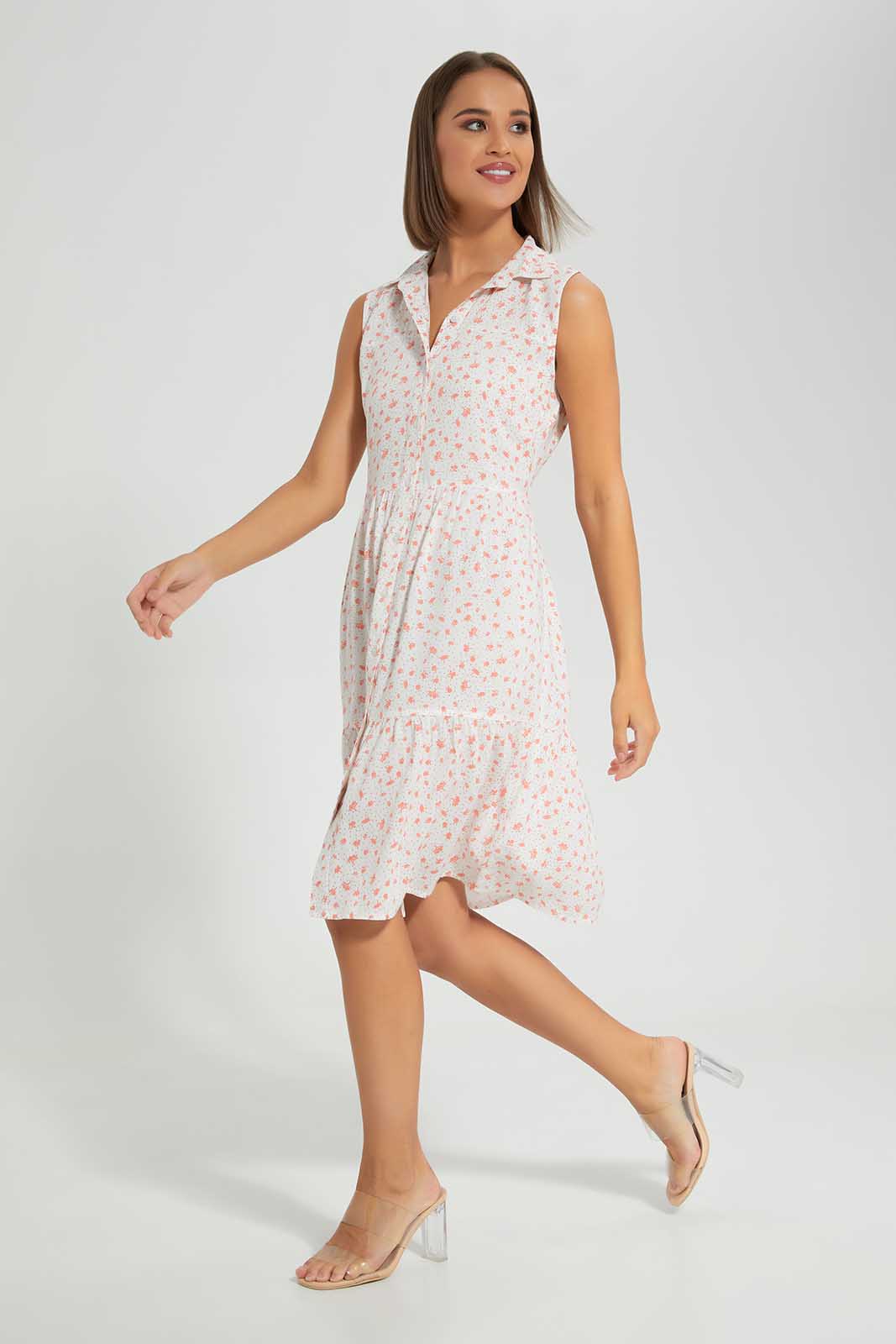 Redtag-Assorted-Collared-Sleeveless-Dress-Category:Dresses,-Colour:Assorted,-Deals:New-In,-Filter:Women's-Clothing,-LEC,-LEC-Dresses,-New-In-LEC-APL,-Non-Sale,-Section:Women,-W22O-Women's-