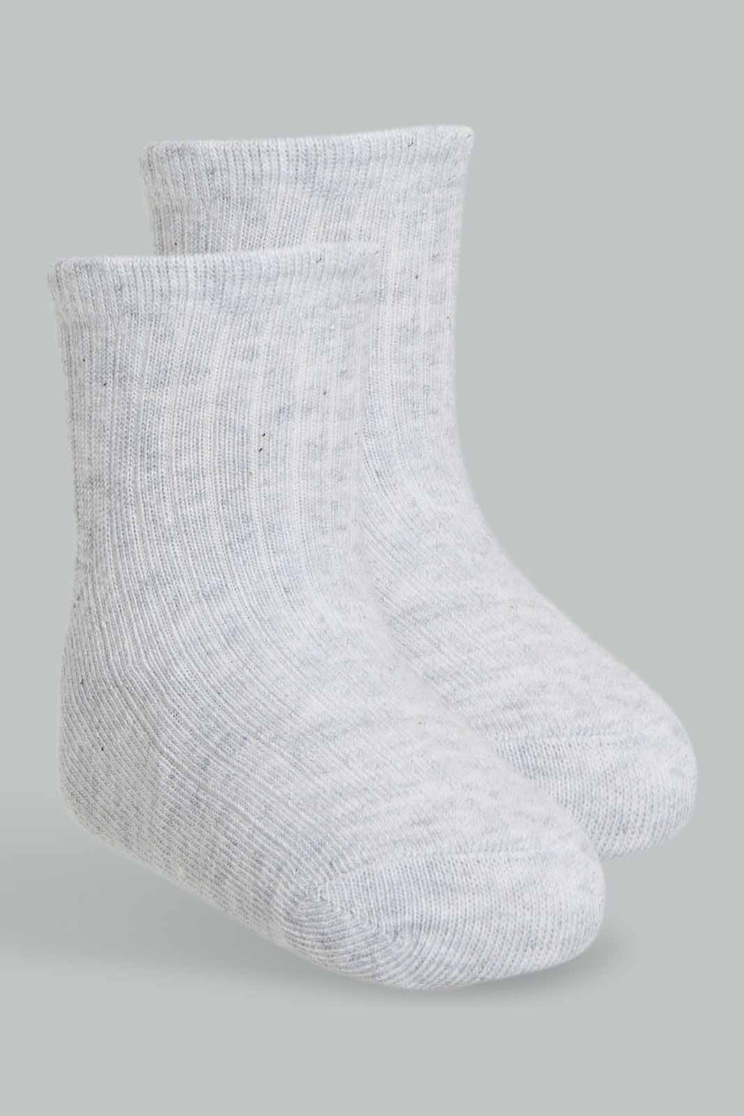 Redtag-Navy-Ecru-Assorted-Socks-4-Pack-365,-Category:Socks,-Colour:Assorted,-Deals:New-In,-Filter:Infant-Boys-(3-to-24-Mths),-INB-Socks,-New-In-INB-APL,-Non-Sale,-Section:Boys-(0-to-14Yrs)-Infant-Boys-3 to 24 Months