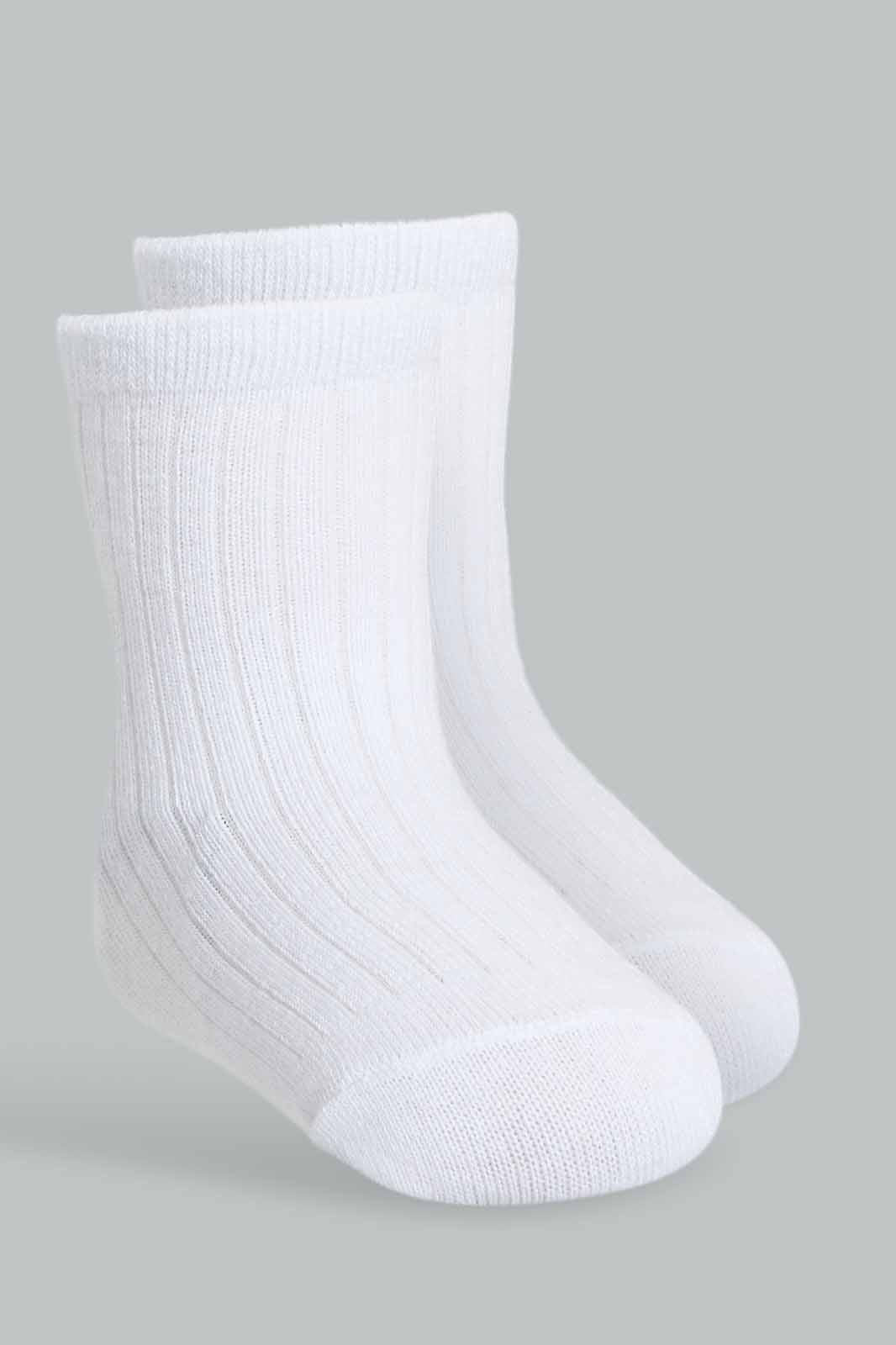 Redtag-Navy-Ecru-Assorted-Socks-4-Pack-365,-Category:Socks,-Colour:Assorted,-Deals:New-In,-Filter:Infant-Boys-(3-to-24-Mths),-INB-Socks,-New-In-INB-APL,-Non-Sale,-Section:Boys-(0-to-14Yrs)-Infant-Boys-3 to 24 Months