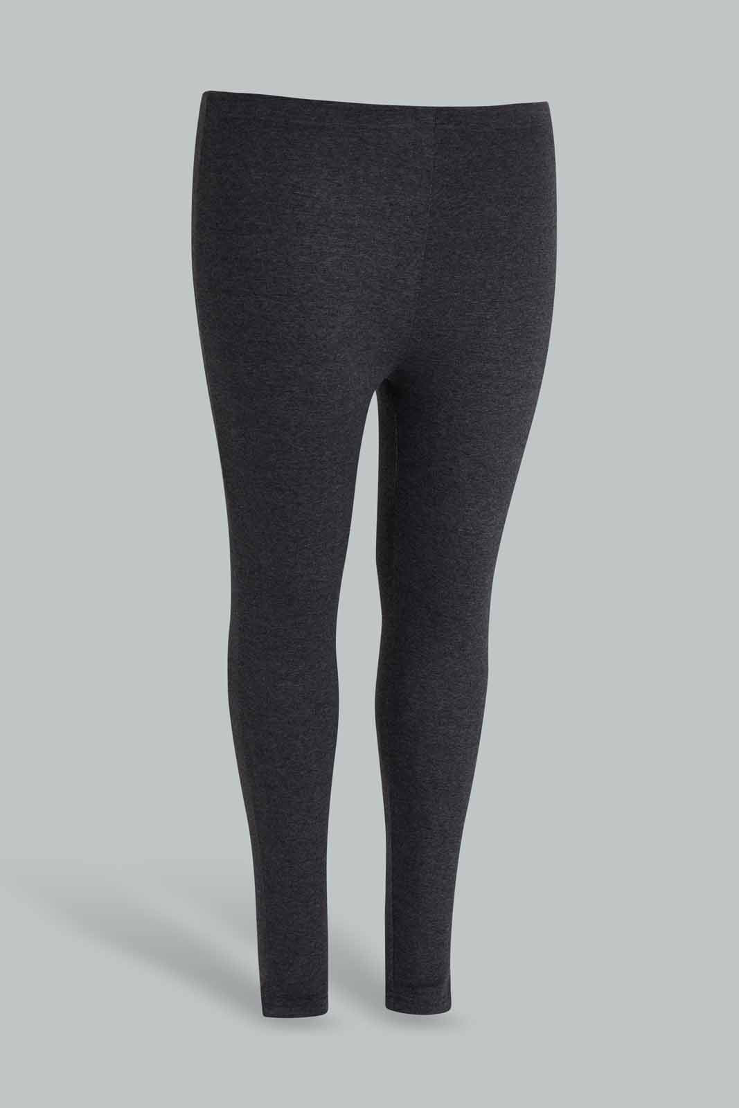 Redtag-Charocal-Pack-Of-2-Leggings---Crop-X-Crop-Category:Joggers,-Colour:Charcoal,-Deals:New-In,-Filter:Plus-Size,-LDP-Joggers,-New-In-LDP-APL,-Non-Sale,-Section:Women,-W22O-Women's-