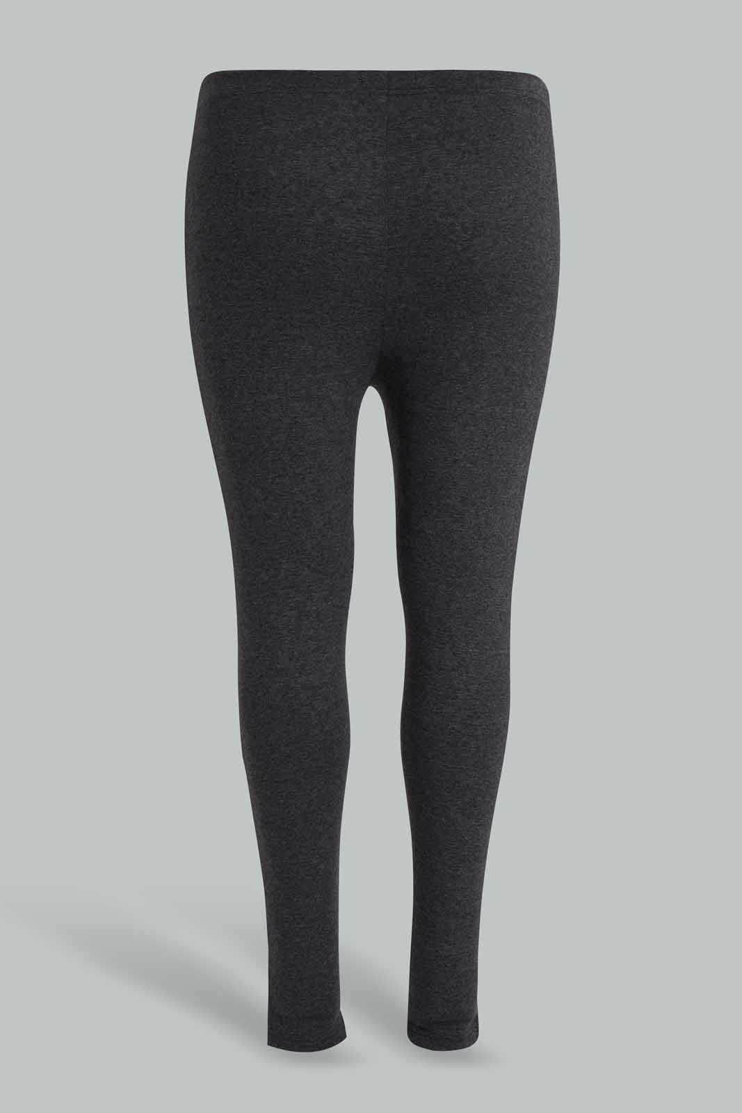 Redtag-Charocal-Pack-Of-2-Leggings---Crop-X-Crop-Category:Joggers,-Colour:Charcoal,-Deals:New-In,-Filter:Plus-Size,-LDP-Joggers,-New-In-LDP-APL,-Non-Sale,-Section:Women,-W22O-Women's-