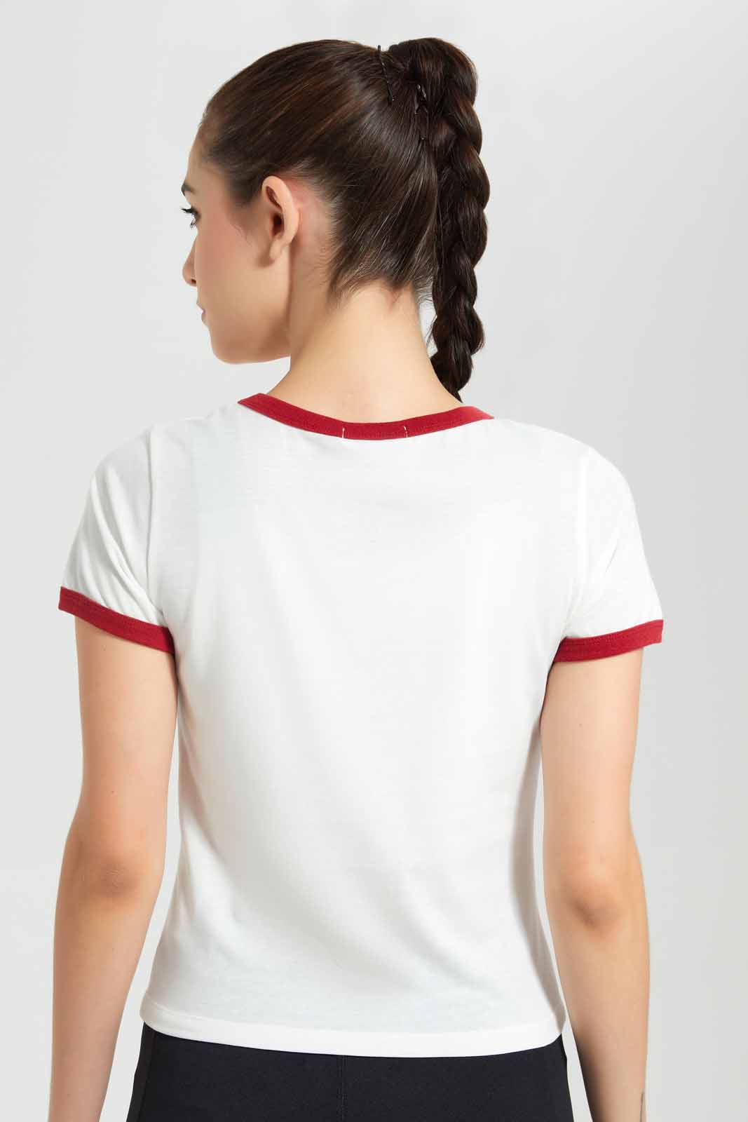 Redtag-White-Placement-Print-Active-T-Shirt-Category:T-Shirts,-Colour:White,-Deals:New-In,-Filter:Women's-Clothing,-New-In-Women-APL,-Non-Sale,-Section:Women,-W22O,-Women-T-Shirts-Women's-