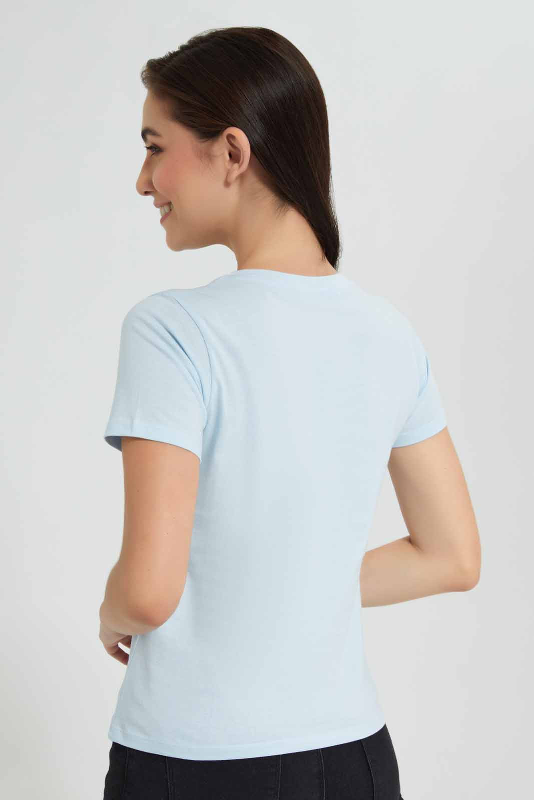 Redtag-Mint-Heart-Printed-T-Shirt-Category:T-Shirts,-Colour:Mint,-Deals:New-In,-Filter:Women's-Clothing,-New-In-Women,-Non-Sale,-Section:Women,-TBL,-W22O,-Women-T-Shirts-Women's-