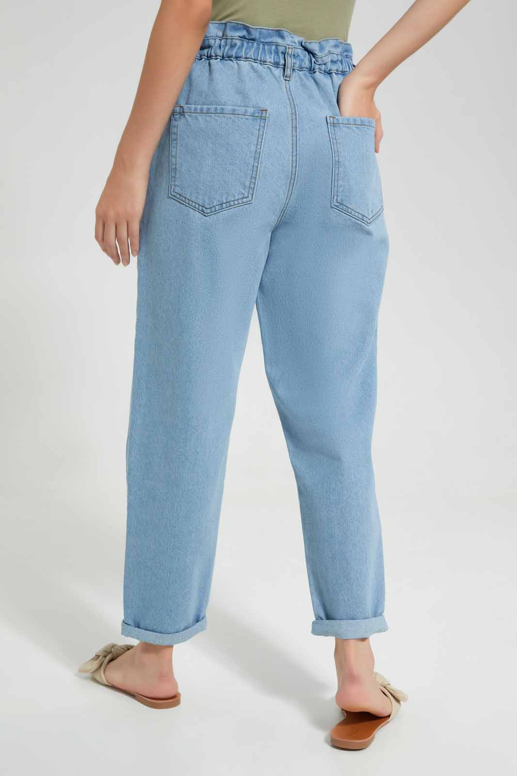 Redtag-Light-Wash-Baggy-Fit-Jeans-Category:Jeans,-Colour:Light-Wash,-Deals:New-In,-Filter:Women's-Clothing,-FIT-WALL-(FTW),-New-In-Women-APL,-Non-Sale,-Section:Women,-W22O,-Women-Jeans-Women's-