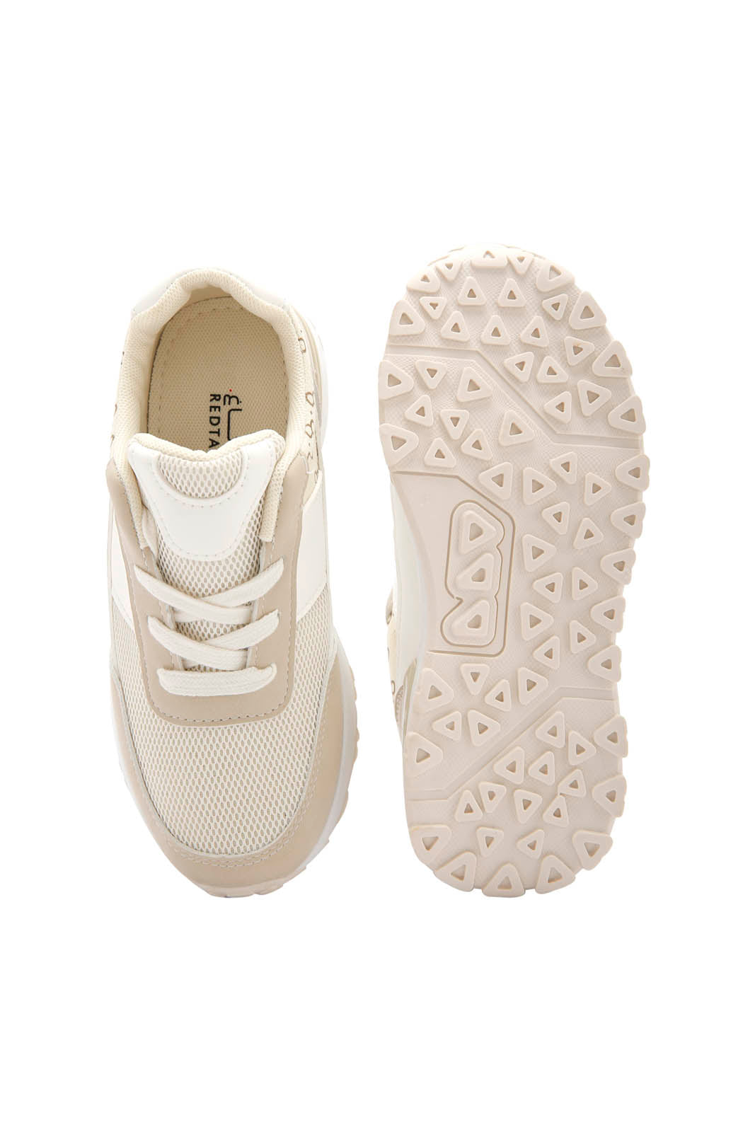 Redtag-Beige-Lace-Up-Sneaker-Category:Trainers,-Colour:Beige,-Deals:New-In,-Dept:Girls,-Filter:Girls-Footwear-(5-to-14-Yrs),-GSR-Trainers,-New-In-GSR-FOO,-Non-Sale,-Section:Girls-(0-to-14Yrs),-W22B-Senior-Girls-5 to 14 Years