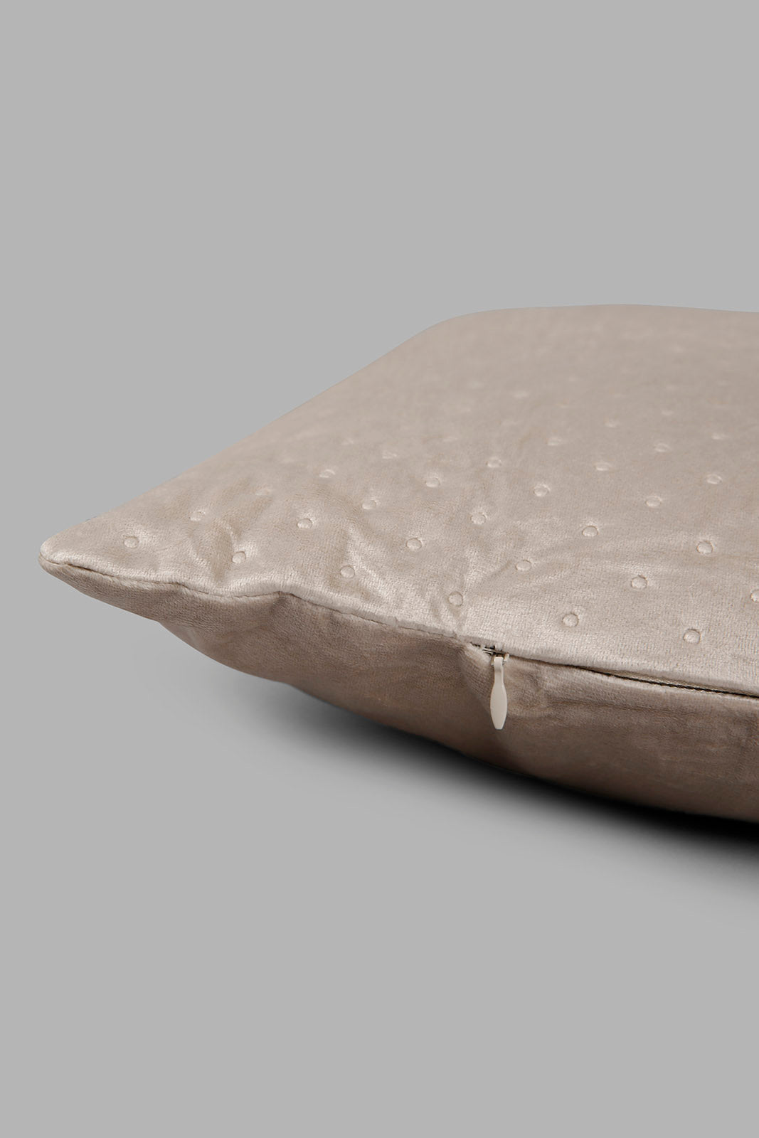 Redtag-Beige-Velvet-Floor-Cushion-Category:Cushions,-Colour:Beige,-Deals:New-In,-Filter:Home-Bedroom,-HMW-BED-Cushions,-New-In-HMW-BED,-Non-Sale,-Section:Homewares,-W22A-Home-Bedroom-
