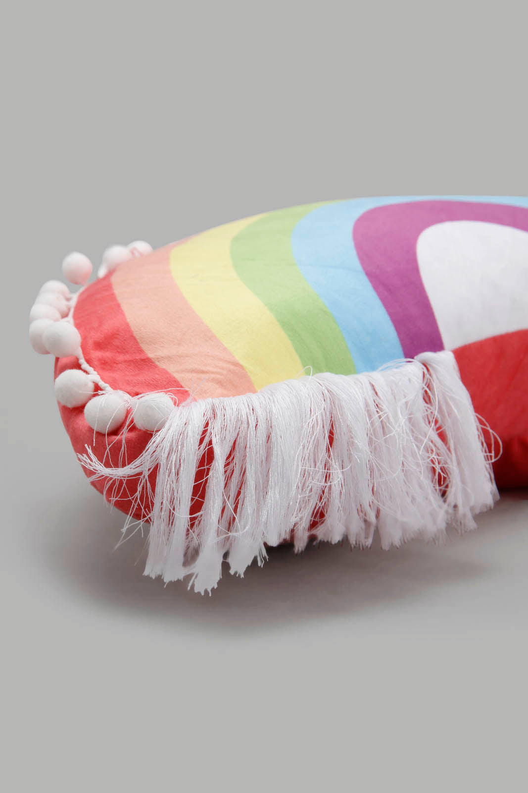 Redtag-Multicolour-Rainbow-Kids-Cushion-Category:Cushions,-Colour:Multicolour,-Deals:New-In,-Filter:Home-Bedroom,-HMW-BED-Cushions,-New-In-HMW-BED,-Non-Sale,-Section:Homewares,-W22A-Home-Bedroom-