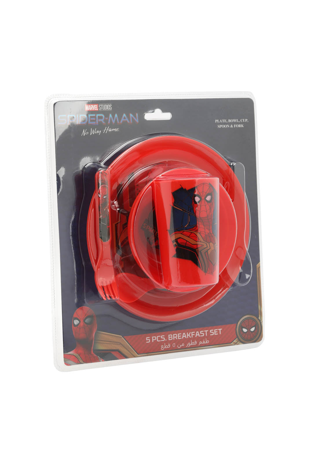 Redtag-Red-Spiderman-5-Pcs-Tumbler-Set-Category:Bottles,-CHR,-Colour:Red,-Filter:Travel-Accessories,-IMP-Bottles,-New-In,-New-In-IMP-ACC,-Non-Sale,-Section:Homewares,-W22A-Home-Accessories-