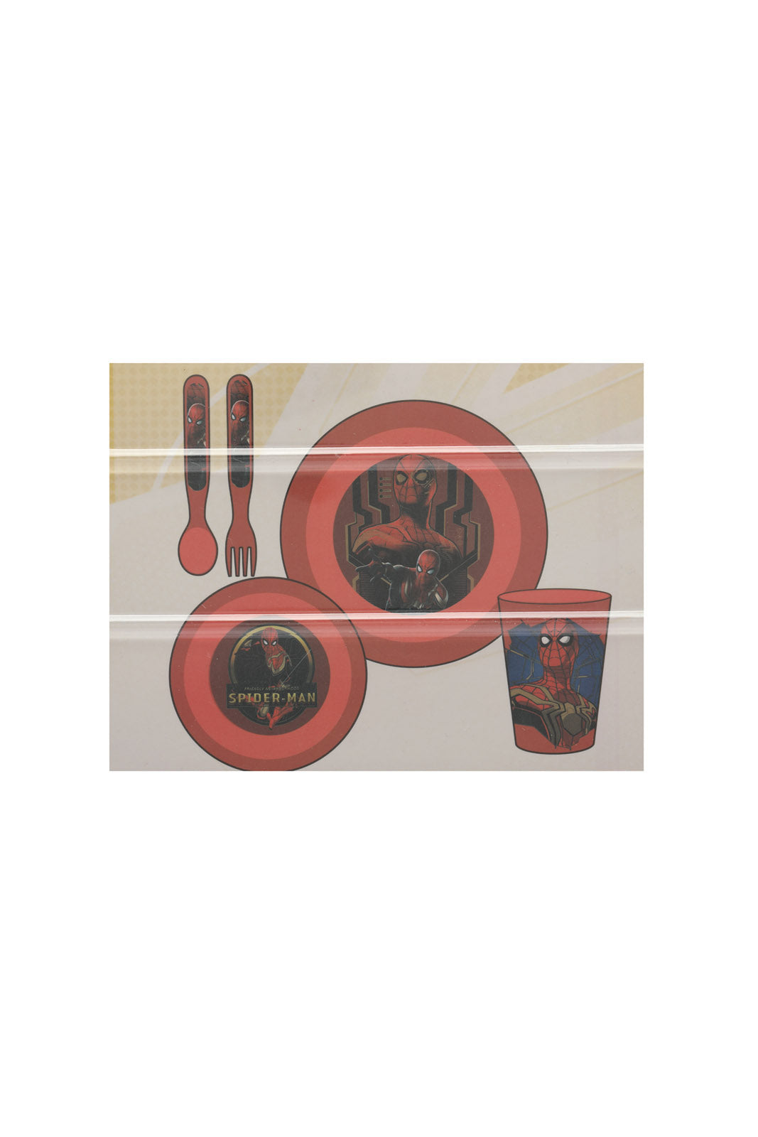 Redtag-Red-Spiderman-5-Pcs-Tumbler-Set-Category:Bottles,-CHR,-Colour:Red,-Filter:Travel-Accessories,-IMP-Bottles,-New-In,-New-In-IMP-ACC,-Non-Sale,-Section:Homewares,-W22A-Home-Accessories-