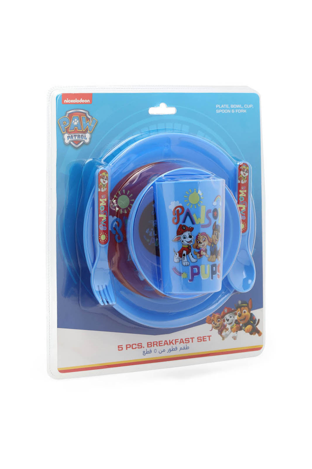 Redtag-Assorted-Red/Blue-Paw-Patrol-5Pcs-Tumbler-Set-Category:Bottles,-CHR,-Colour:Assorted,-Filter:Travel-Accessories,-IMP-Bottles,-New-In,-New-In-IMP-ACC,-Non-Sale,-Section:Homewares,-W22A-Home-Accessories-