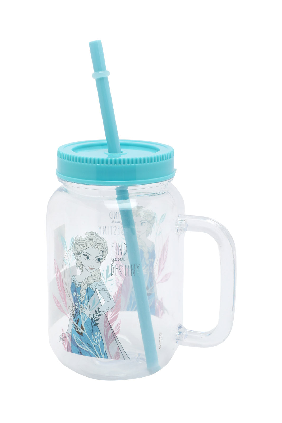 Redtag-Blue-Frozen-Cup-With-Straw-Category:Bottles,-CHR,-Colour:Blue,-Filter:Travel-Accessories,-IMP-Bottles,-New-In,-New-In-IMP-ACC,-Non-Sale,-Section:Homewares,-W22A-Home-Accessories-