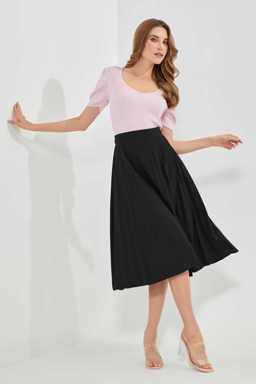 Redtag-Lilac-Short-Sleeve-Knitted-Top-Category:Tops,-Colour:Lilac,-Deals:New-In,-Filter:Women's-Clothing,-LEC,-LEC-Tops,-New-In-LEC-APL,-Non-Sale,-Section:Women,-W22A-Women's-