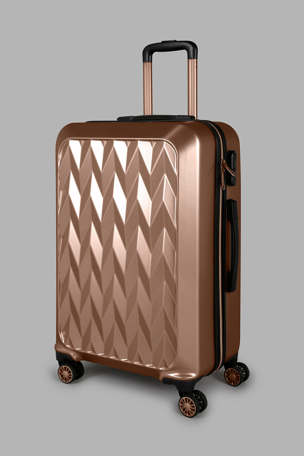 Redtag-Rose-Pink-Luggage-Trolley-24"-Category:Luggage-Trolleys,-Colour:Pink,-Filter:Travel-Accessories,-LUG-Luggage-Trolleys,-New-In,-New-In-LUG-ACC,-Non-Sale,-Section:Travel,-W22A-Travel-Accessories-