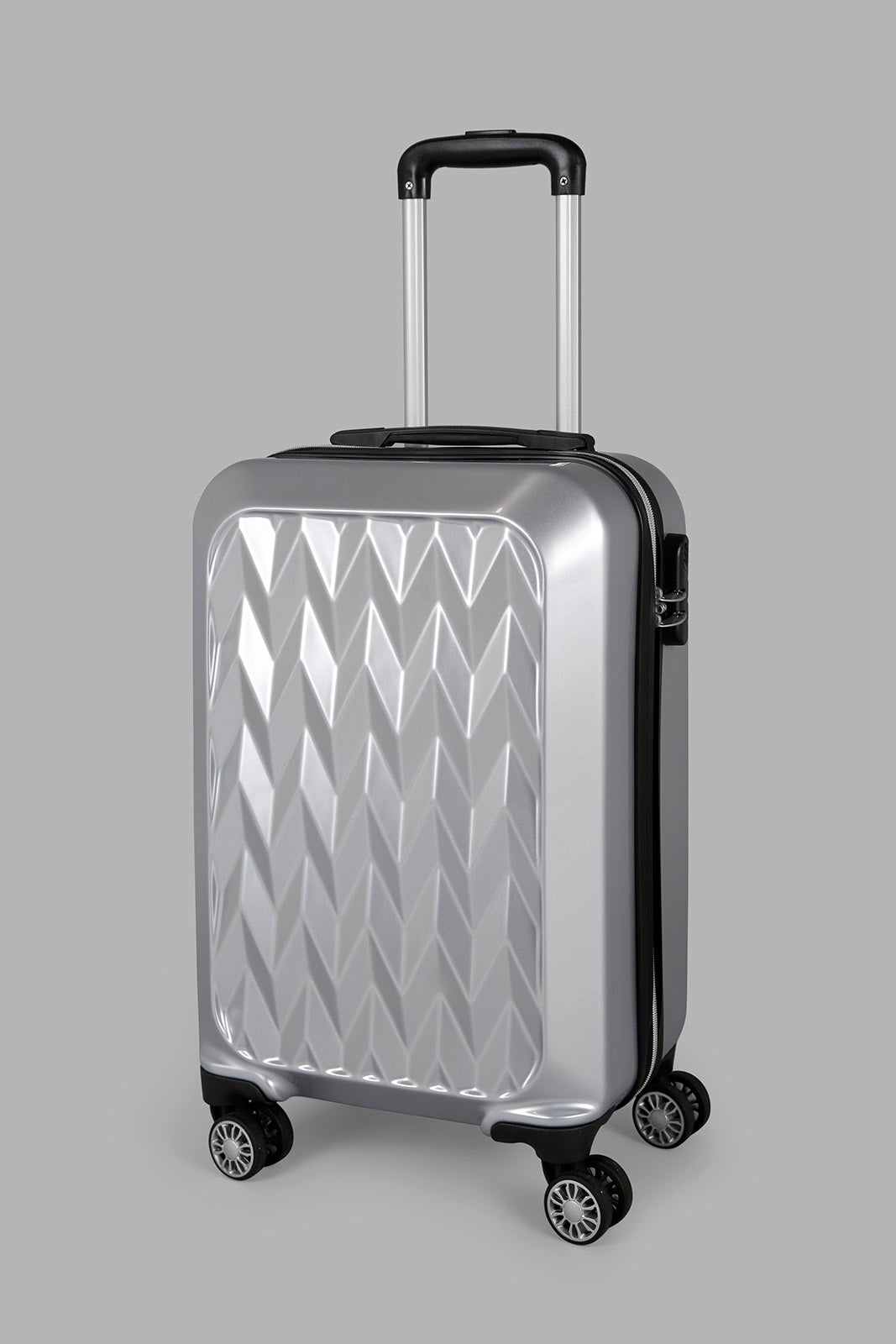 Redtag-Silver-Luggage-Trolley-20"-Category:Luggage-Trolleys,-Colour:Silver,-Filter:Travel-Accessories,-LUG-Luggage-Trolleys,-New-In,-New-In-LUG-ACC,-Non-Sale,-Section:Travel,-W22A-Travel-Accessories-