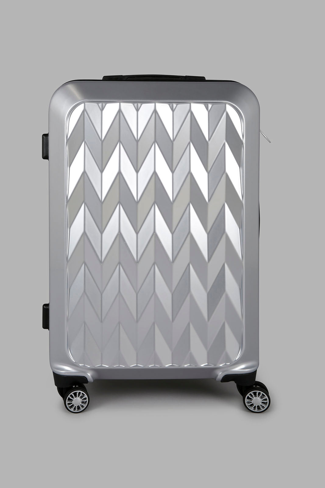 Redtag-Silver-Luggage-Trolley-24"-Category:Luggage-Trolleys,-Colour:Silver,-Filter:Travel-Accessories,-LUG-Luggage-Trolleys,-New-In,-New-In-LUG-ACC,-Non-Sale,-Section:Travel,-W22A-Travel-Accessories-