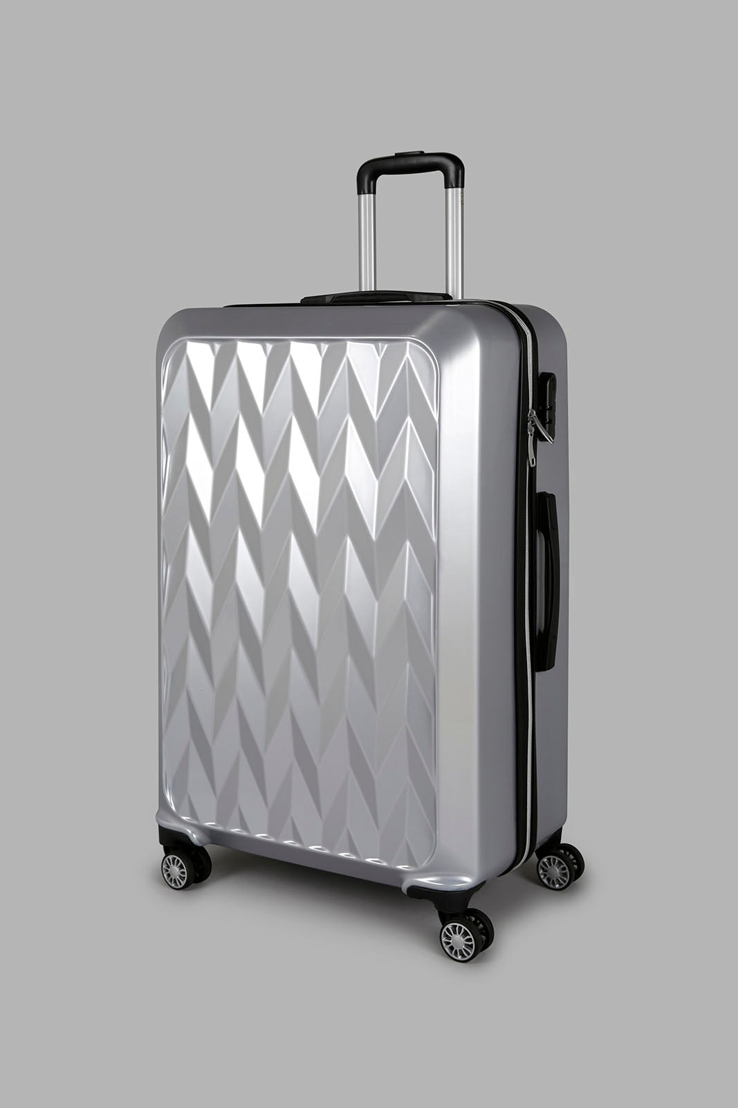 Redtag-Silver-Luggage-Trolley-28"-Category:Luggage-Trolleys,-Colour:Silver,-Filter:Travel-Accessories,-LUG-Luggage-Trolleys,-New-In,-New-In-LUG-ACC,-Non-Sale,-Section:Travel,-W22A-Travel-Accessories-