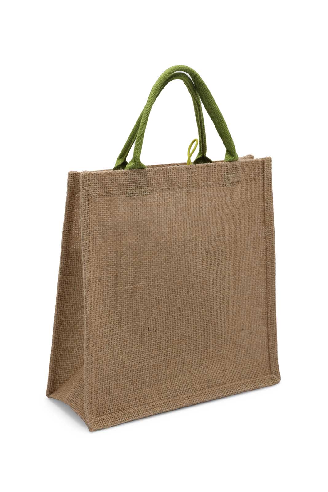 Redtag-Beige-/-Green-Jute-Shopping-Bag-With-Pocket-Category:Bags,-Colour:Beige,-Dept:Home,-Filter:Travel-Accessories,-LUG-Bags,-New-In,-New-In-LUG-ACC,-Non-Sale,-Section:Homewares,-W22B-Travel-Accessories-