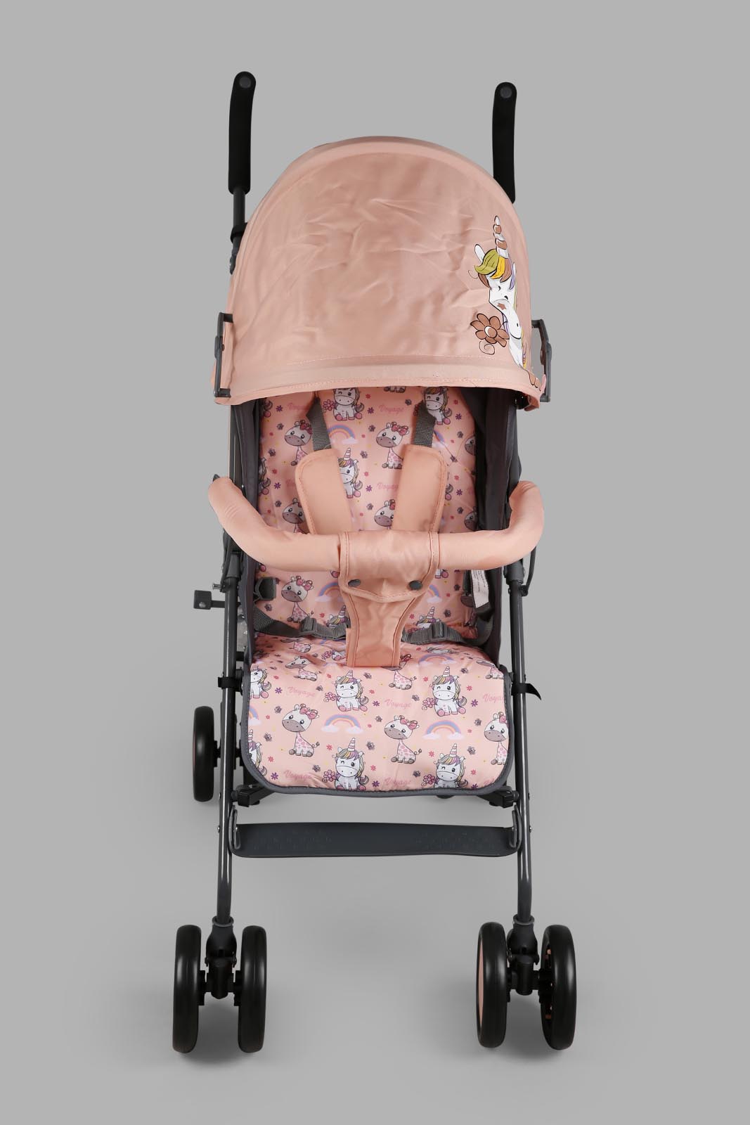 Redtag-Pale-Pink-Baby-Stroller-Unicorn-Prints-365,-Category:Baby-Carriers-and-Car-Seats,-Colour:Pink,-Filter:Newborn-Accessories,-NBN-Baby-Carriers-and-Car-Seats,-New-In,-New-In-NBN-ACC,-Non-Sale,-Section:Boys-(0-to-14Yrs)-New-Born-Baby-