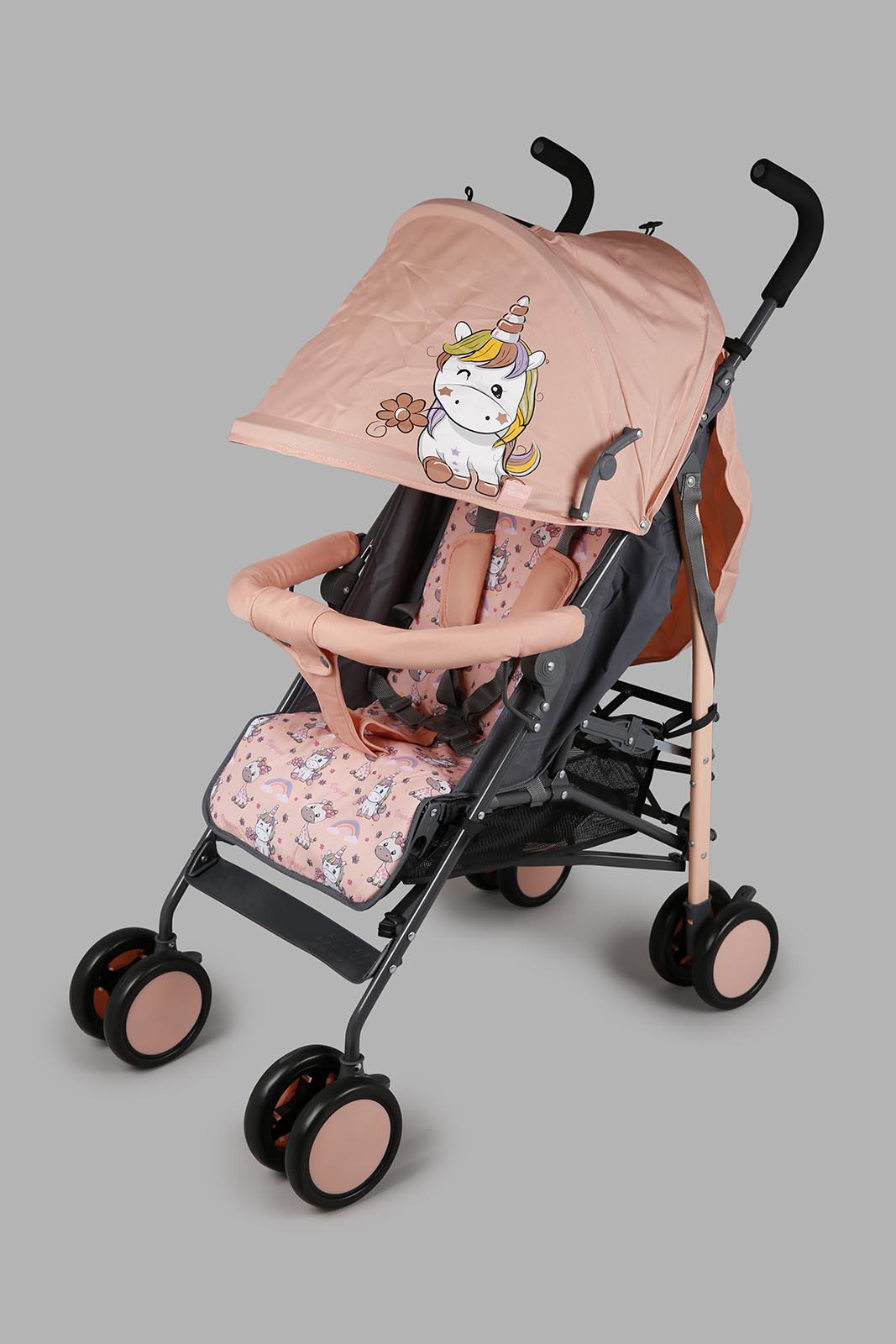 Redtag-Pale-Pink-Baby-Stroller-Unicorn-Prints-365,-Category:Baby-Carriers-and-Car-Seats,-Colour:Pink,-Filter:Newborn-Accessories,-NBN-Baby-Carriers-and-Car-Seats,-New-In,-New-In-NBN-ACC,-Non-Sale,-Section:Boys-(0-to-14Yrs)-New-Born-Baby-
