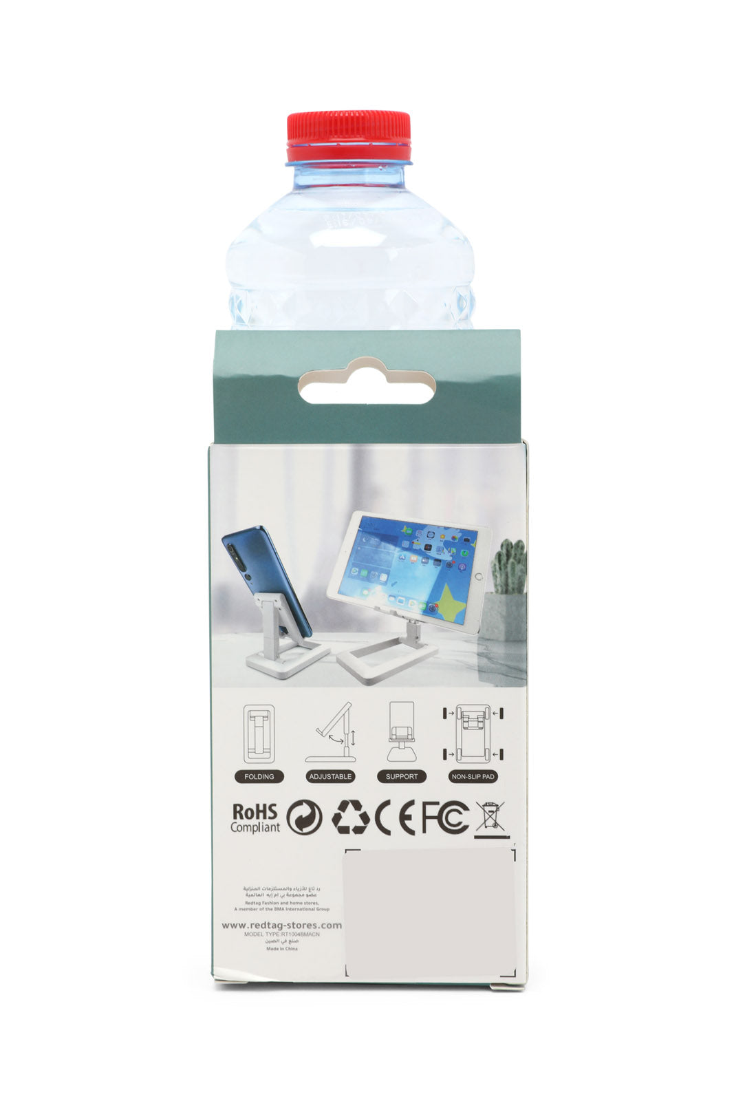 Redtag-White-Foldable-Desktop-Stand-Category:Music-Gadget,-Colour:White,-Filter:Travel-Accessories,-IMP-Music-Gadget,-New-In,-New-In-IMP-ACC,-Non-Sale,-Section:Homewares,-W22A-Travel-Accessories-