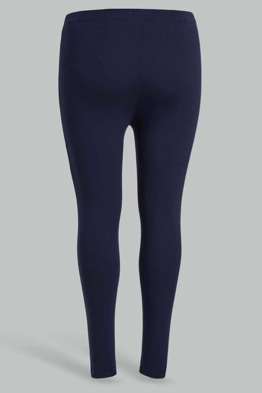 Redtag-Navy-Basic-Legging-Category:Joggers,-Colour:Navy,-Deals:New-In,-Filter:Plus-Size,-LDP-Joggers,-New-In-LDP-APL,-Non-Sale,-Section:Women,-TBL,-W22O-Women's-