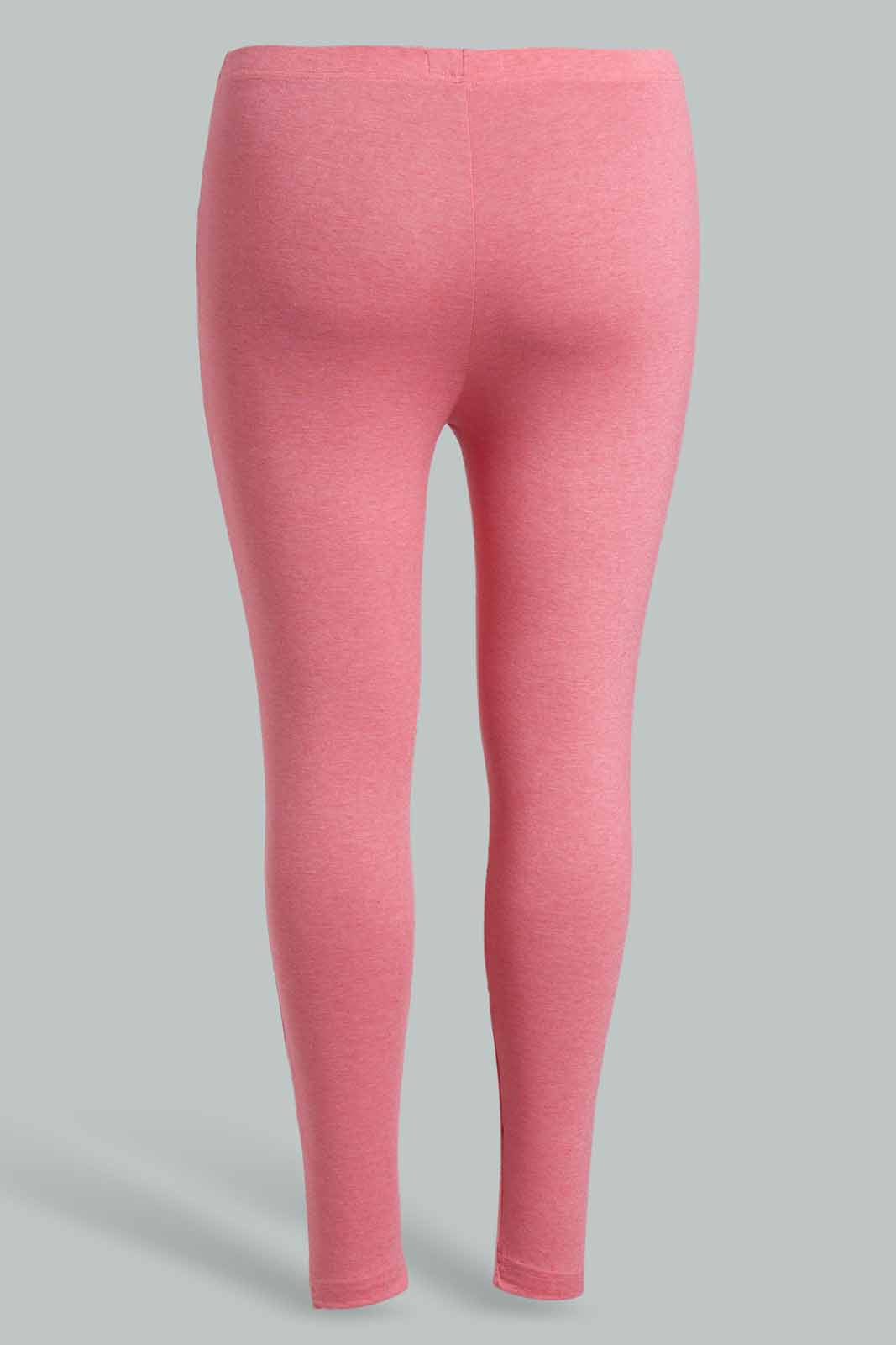 Redtag-Pink-Malenge-Basic-Legging-Category:Joggers,-Colour:Apricot,-Deals:New-In,-Filter:Plus-Size,-LDP-Joggers,-New-In-LDP-APL,-Non-Sale,-Section:Women,-TBL,-W22O-Women's-