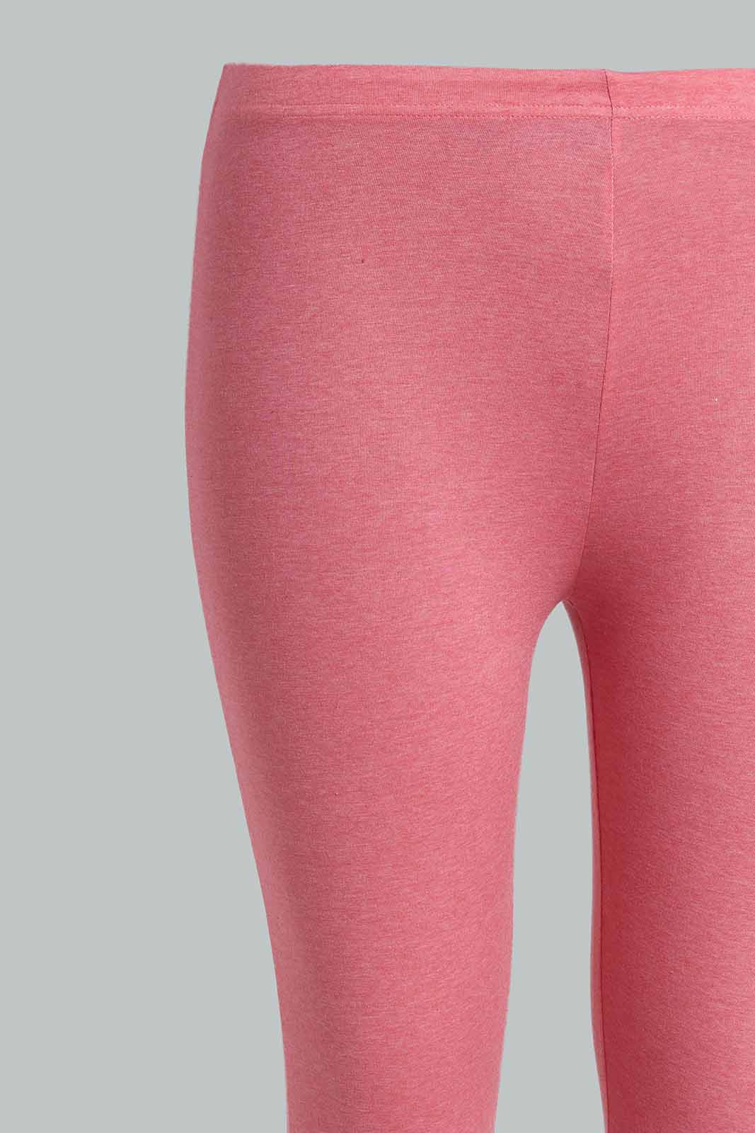 Redtag-Pink-Malenge-Basic-Legging-Category:Joggers,-Colour:Apricot,-Deals:New-In,-Filter:Plus-Size,-LDP-Joggers,-New-In-LDP-APL,-Non-Sale,-Section:Women,-TBL,-W22O-Women's-