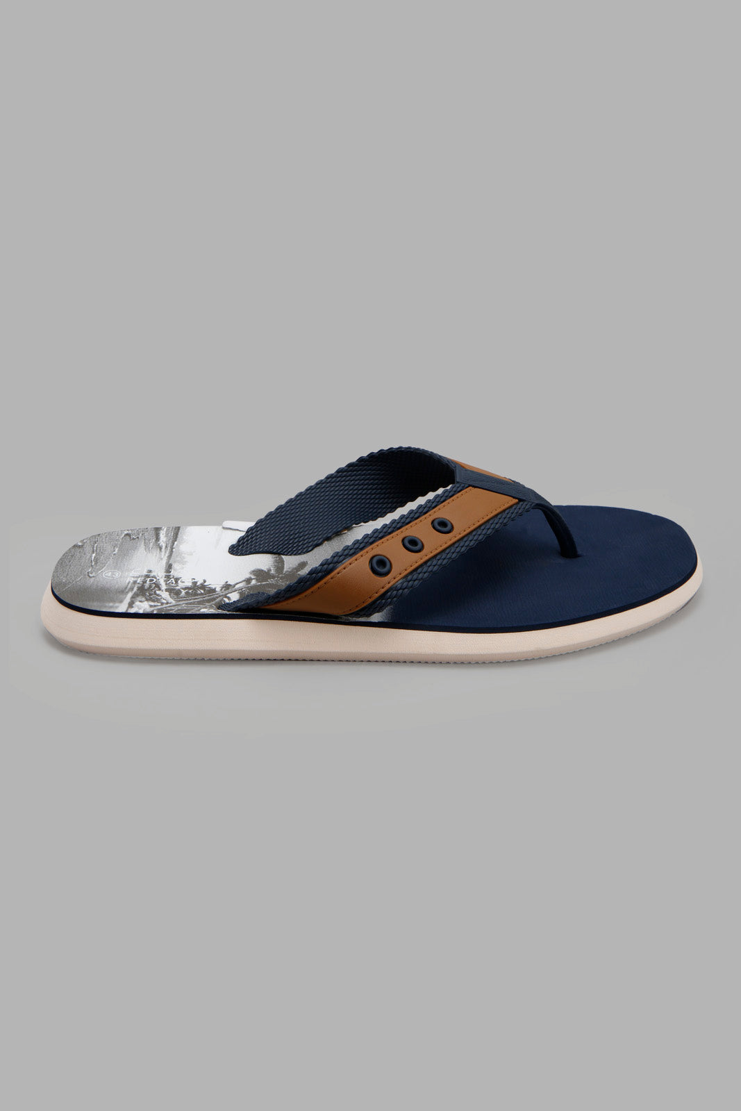 Redtag-Navy-Printed-Toe-Post-With-Molded-Strap-Category:Flip-Flops,-Colour:Navy,-Deals:New-In,-Filter:Men's-Footwear,-Men-Flip-Flops,-New-In-Men-FOO,-Non-Sale,-Section:Men,-W22B-Men's-