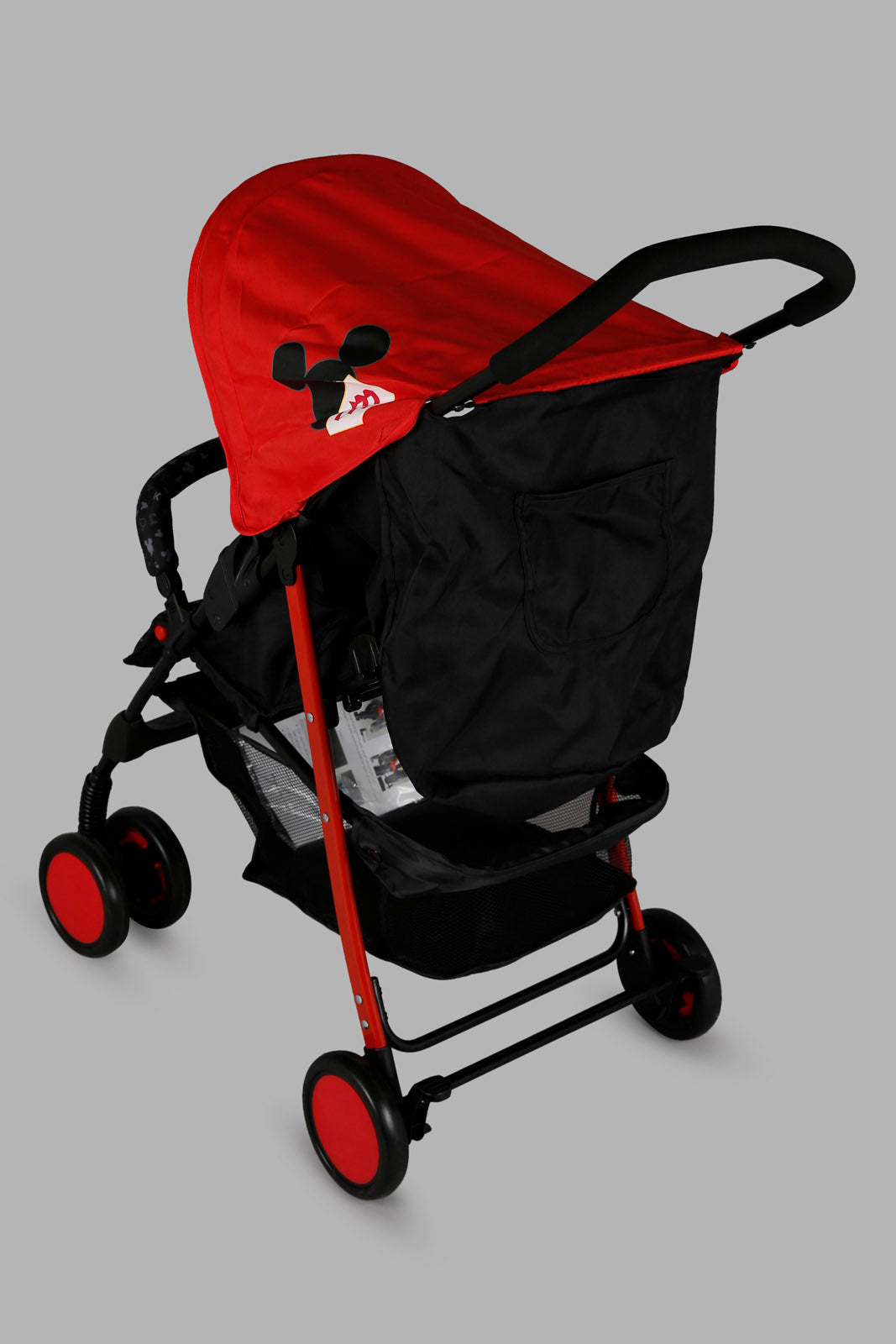 Redtag-Red/Black-Mickey-Baby-Stroller-Category:Baby-Carriers-and-Car-Seats,-Colour:Assorted,-Filter:Newborn-Accessories,-NBN-Baby-Carriers-and-Car-Seats,-New-In,-New-In-NBN-ACC,-Non-Sale,-Section:Boys-(0-to-14Yrs),-W22O-New-Born-Baby-