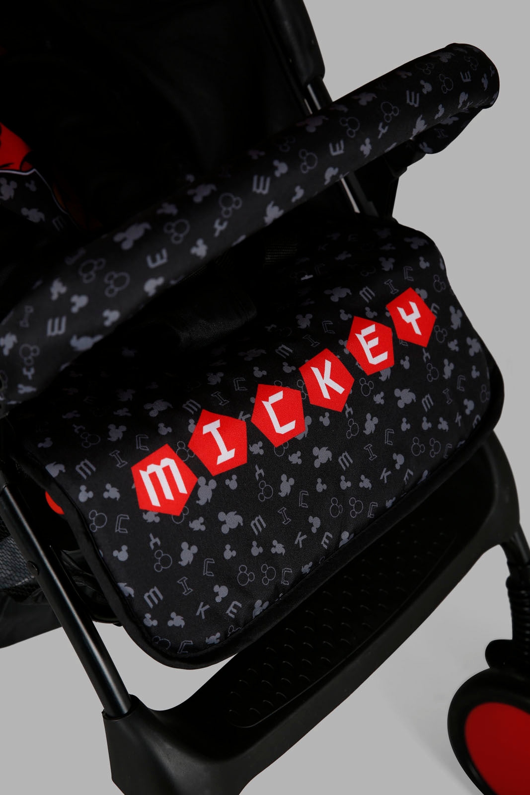 Redtag-Red/Black-Mickey-Baby-Stroller-Category:Baby-Carriers-and-Car-Seats,-Colour:Assorted,-Filter:Newborn-Accessories,-NBN-Baby-Carriers-and-Car-Seats,-New-In,-New-In-NBN-ACC,-Non-Sale,-Section:Boys-(0-to-14Yrs),-W22O-New-Born-Baby-