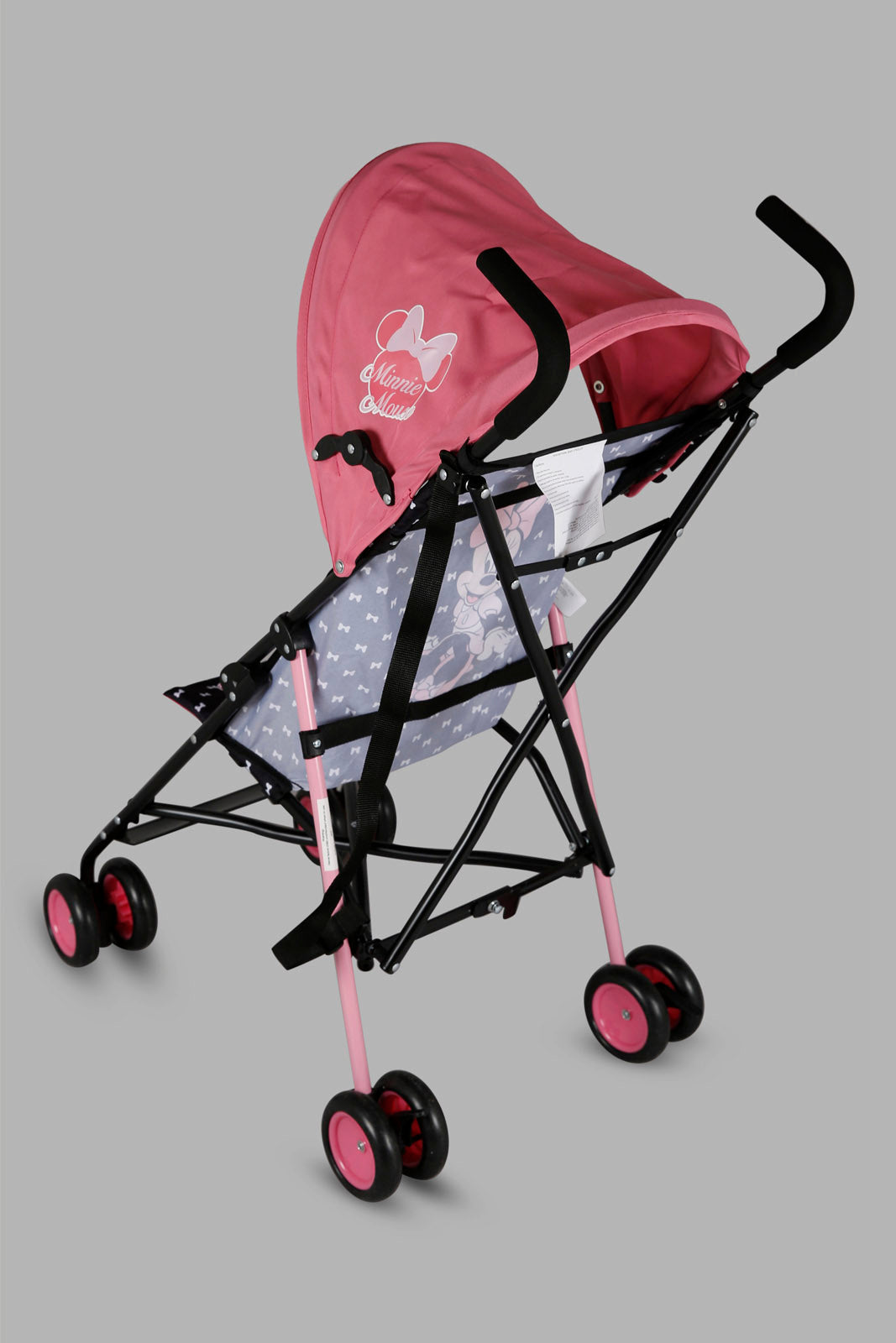 Redtag-Pink/Black-Minnie-Buggy-Stroller-Category:Baby-Carriers-and-Car-Seats,-Colour:Assorted,-Filter:Newborn-Accessories,-NBN-Baby-Carriers-and-Car-Seats,-New-In,-New-In-NBN-ACC,-Non-Sale,-Section:Boys-(0-to-14Yrs),-W22O-New-Born-Baby-