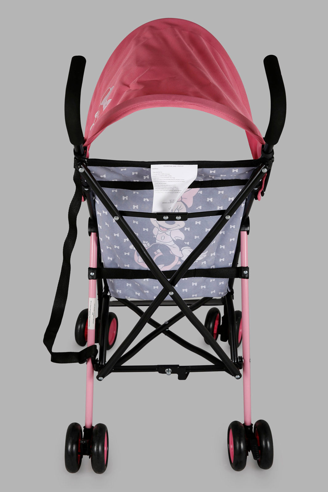 Redtag-Pink/Black-Minnie-Buggy-Stroller-Category:Baby-Carriers-and-Car-Seats,-Colour:Assorted,-Filter:Newborn-Accessories,-NBN-Baby-Carriers-and-Car-Seats,-New-In,-New-In-NBN-ACC,-Non-Sale,-Section:Boys-(0-to-14Yrs),-W22O-New-Born-Baby-