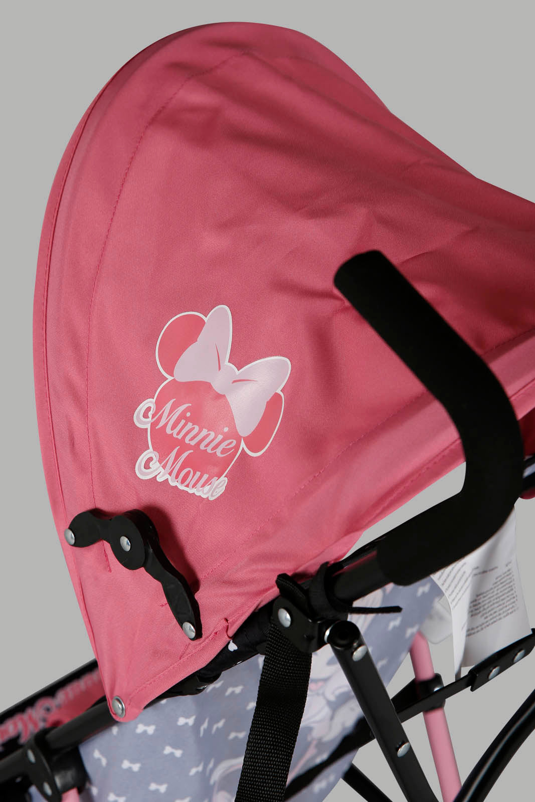 Redtag-Pink/Black-Minnie-Buggy-Stroller-Category:Baby-Carriers-and-Car-Seats,-Colour:Assorted,-Filter:Newborn-Accessories,-NBN-Baby-Carriers-and-Car-Seats,-New-In,-New-In-NBN-ACC,-Non-Sale,-Section:Boys-(0-to-14Yrs),-W22O-New-Born-Baby-