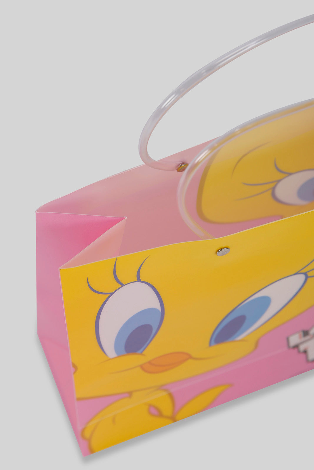 Redtag-White/Red-Minnie-Kids-Transperant-Shopping-Bag-Category:Bags,-CHR,-Colour:Assorted,-Filter:Travel-Accessories,-LUG-Bags,-New-In,-New-In-LUG-ACC,-Non-Sale,-Section:Homewares,-W22A-Travel-Accessories-