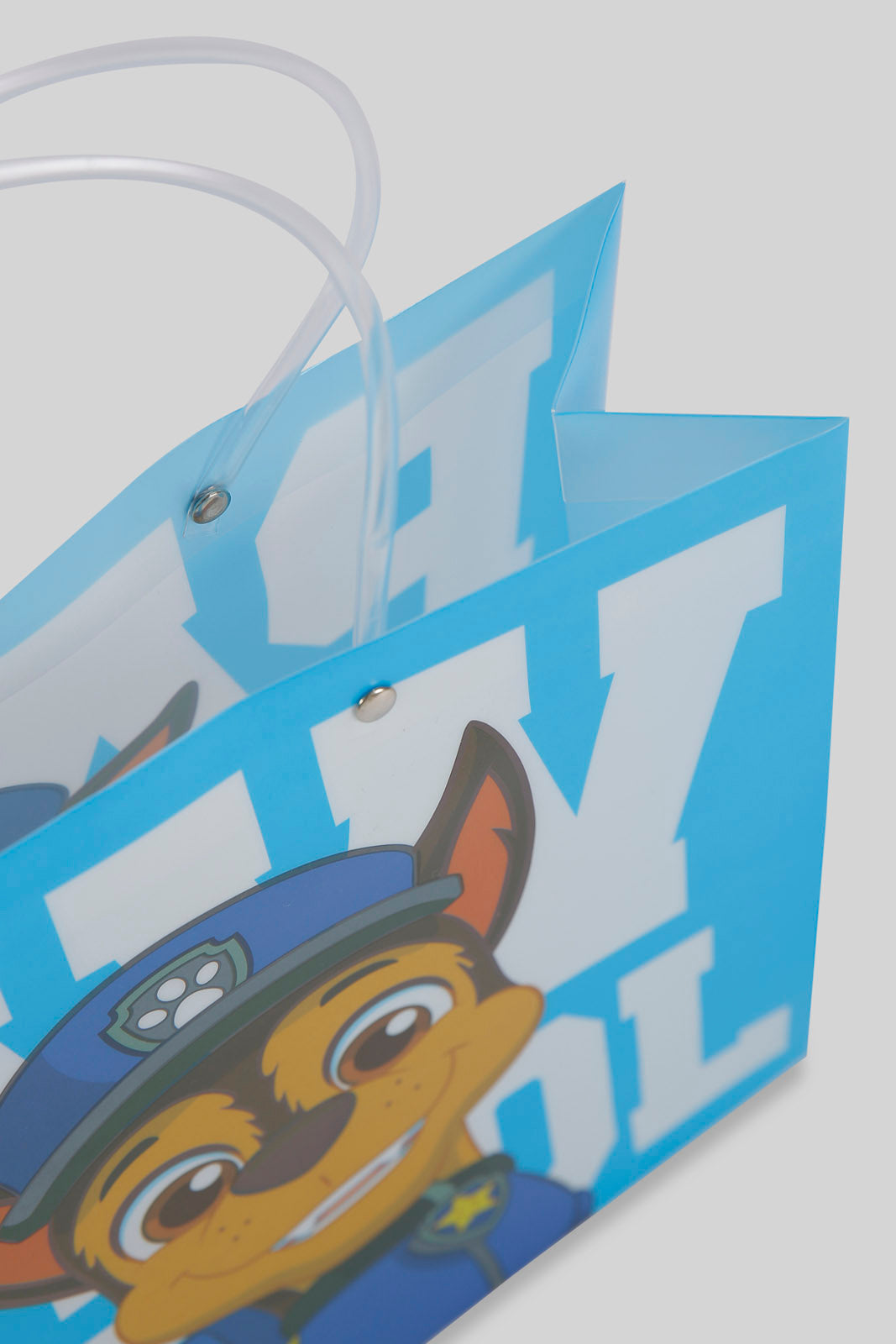 Redtag-Blue/White-Paw-Patrol-Kids-Transperant-Shopping-Bag-Category:Bags,-CHR,-Colour:Assorted,-Filter:Travel-Accessories,-LUG-Bags,-New-In,-New-In-LUG-ACC,-Non-Sale,-Section:Homewares,-W22A-Travel-Accessories-